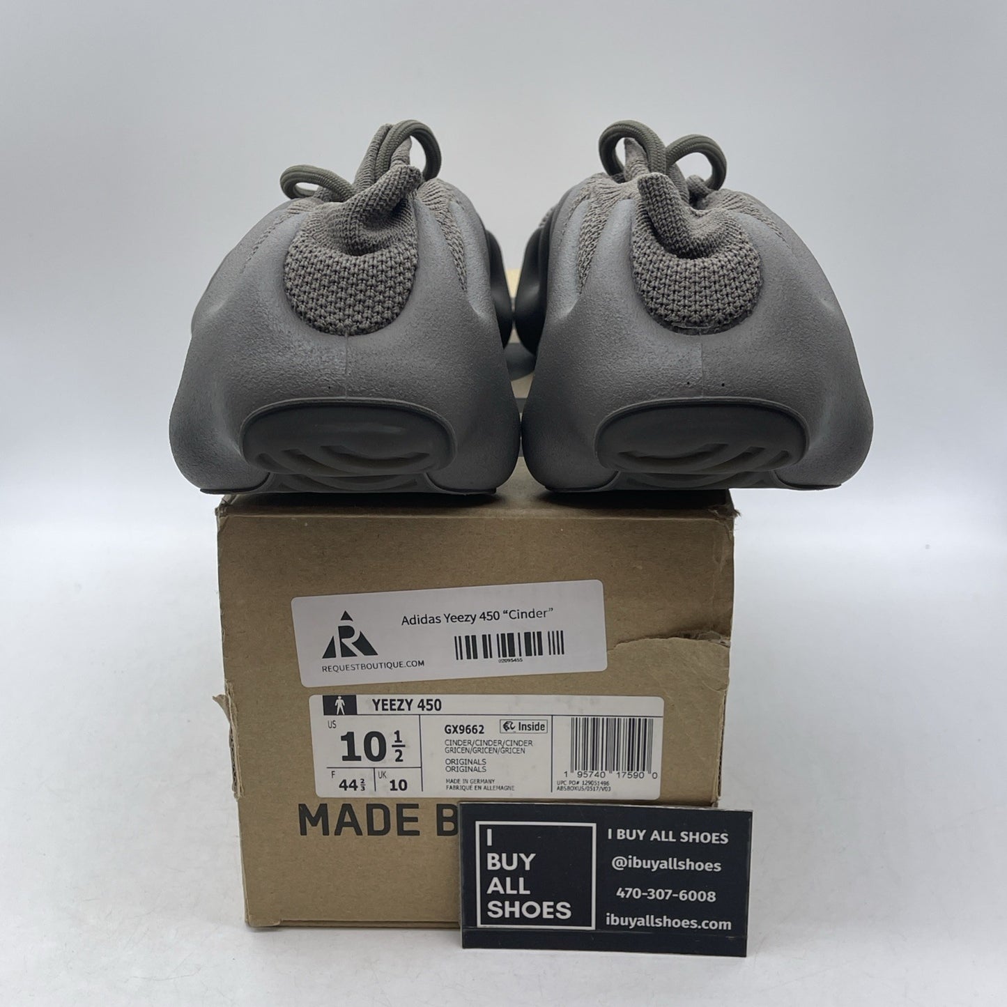 Size 10.5 - adidas Yeezy 450 Cinder (GX9662)