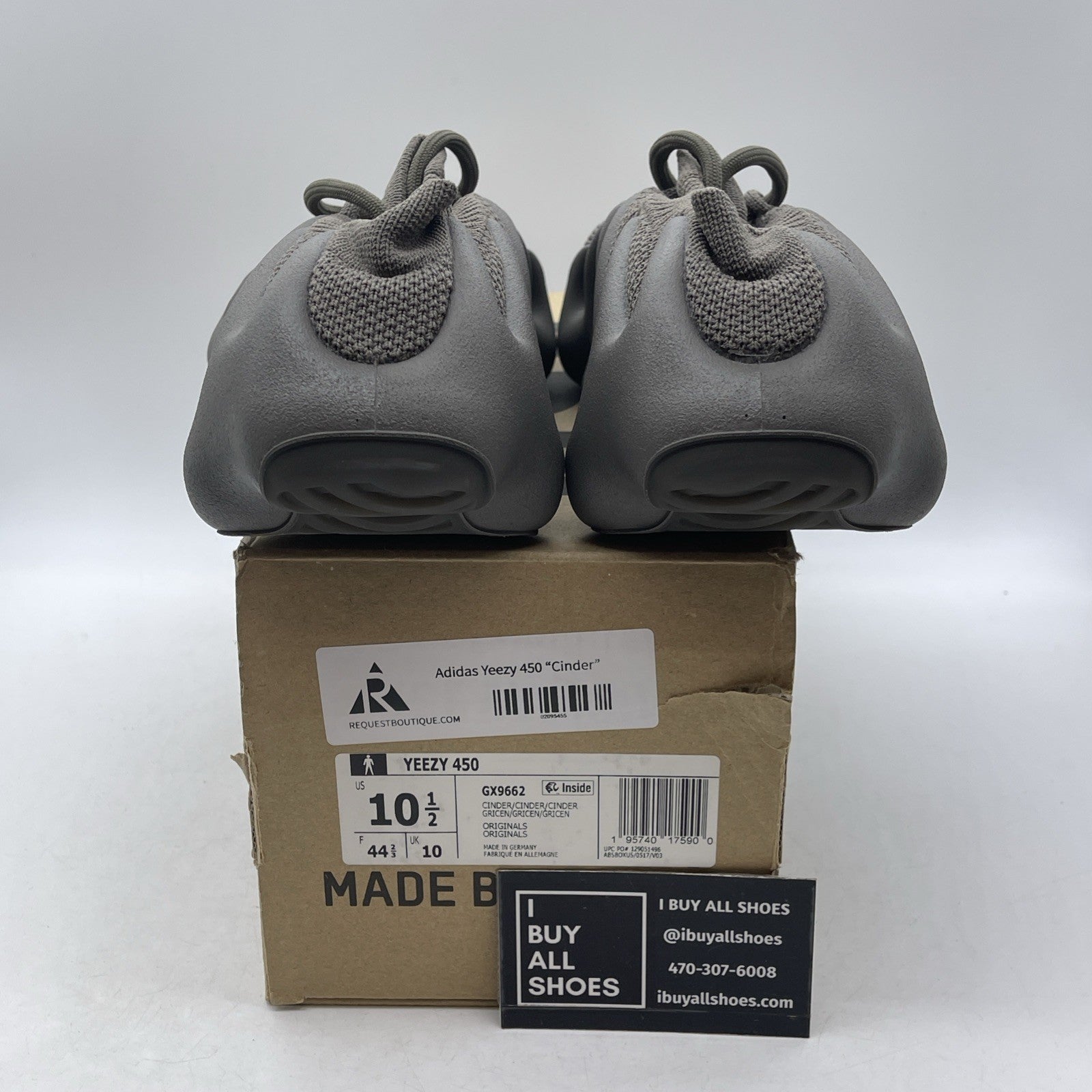 Size 10.5 - adidas Yeezy 450 Cinder (GX9662)