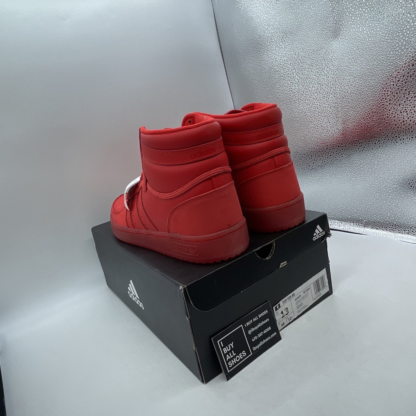 Size 13 - Adidas Top Ten RB Vivid Red (GX2079)