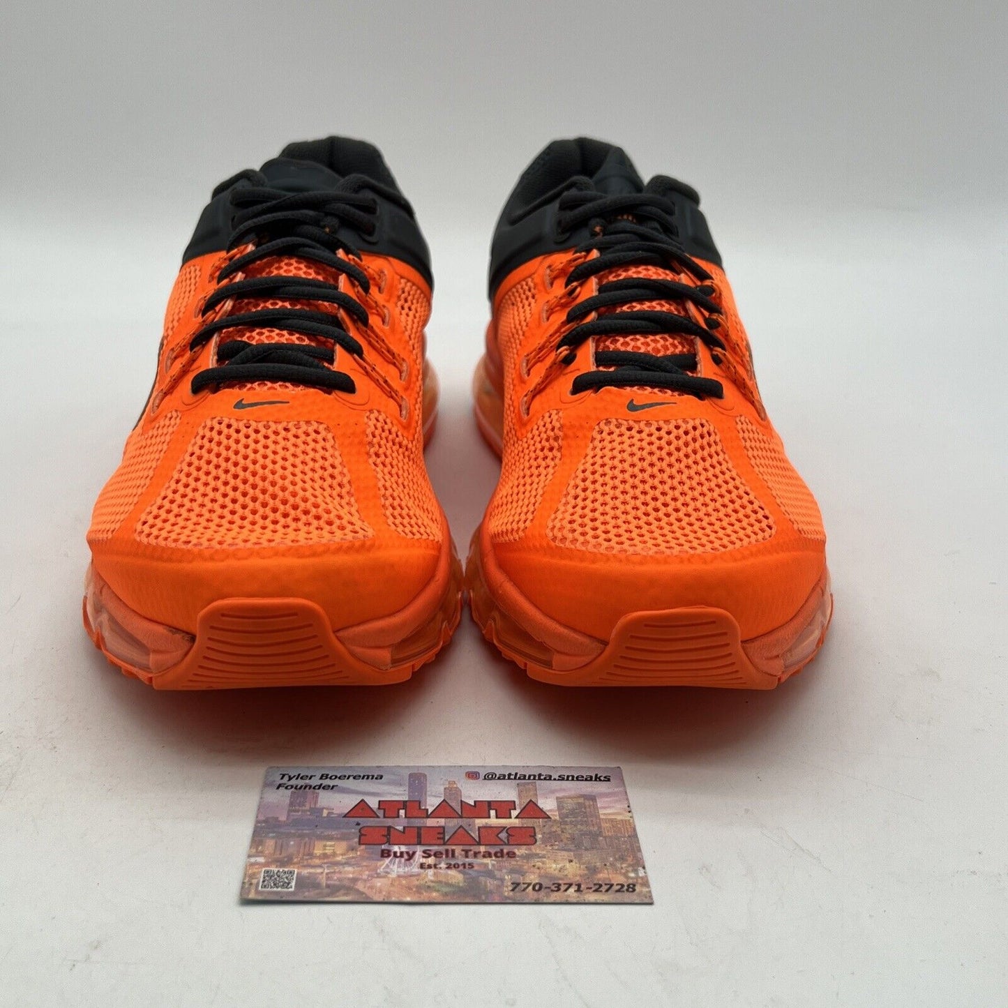 Size 11 - Nike Air Max 2013 ORANGE Black (554886-800)