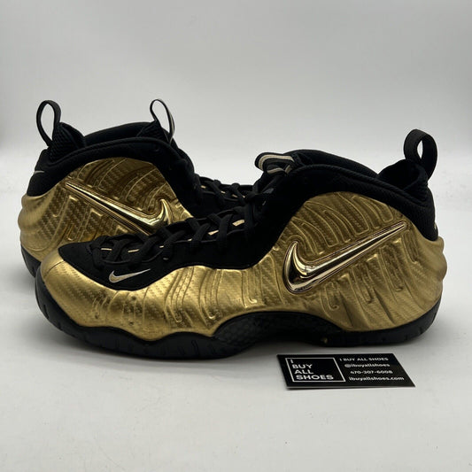 Size 13 - Nike Air Foamposite Pro Metallic Gold (624041-701)