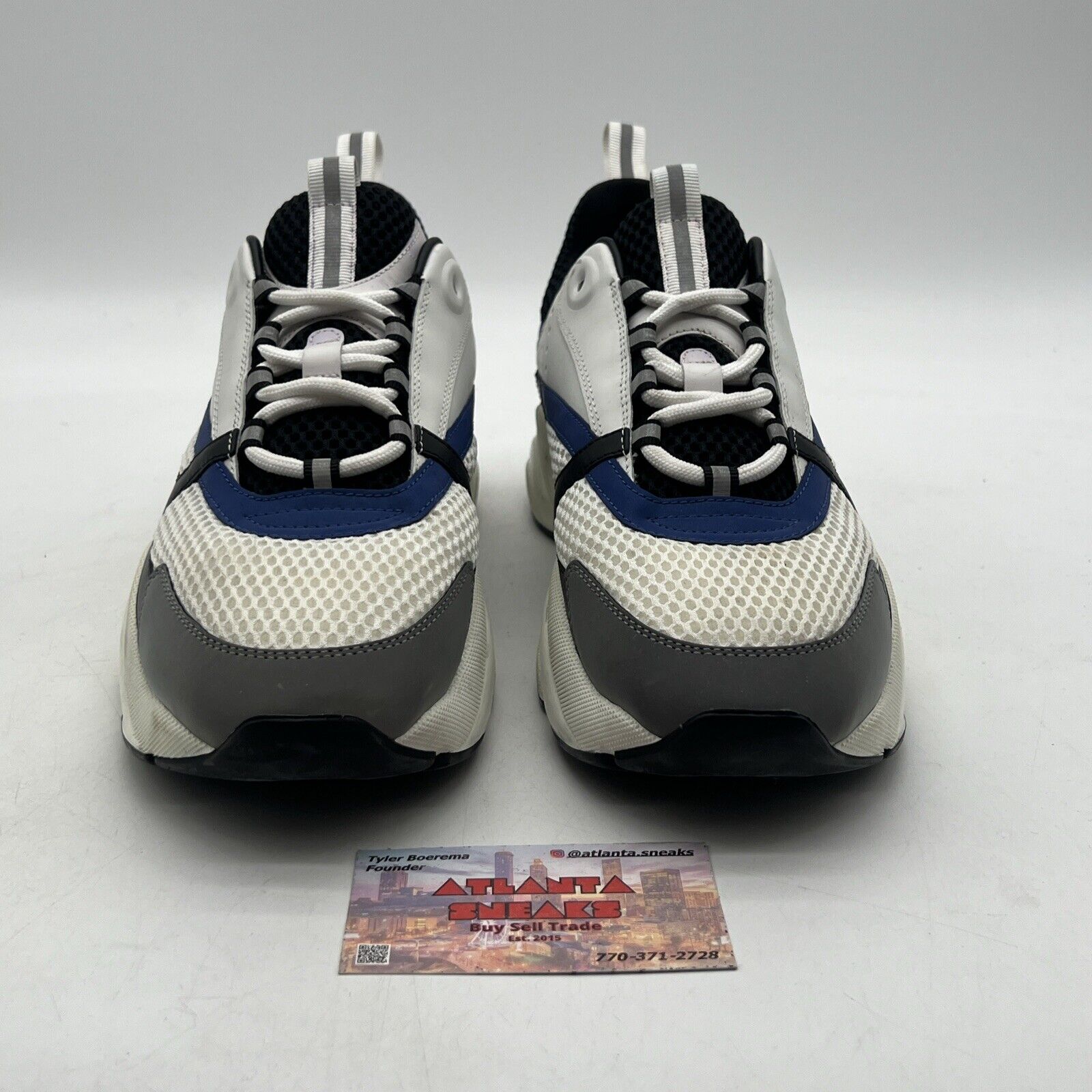 Size 10 - Dior B22 Sneaker White Blue Grey Black