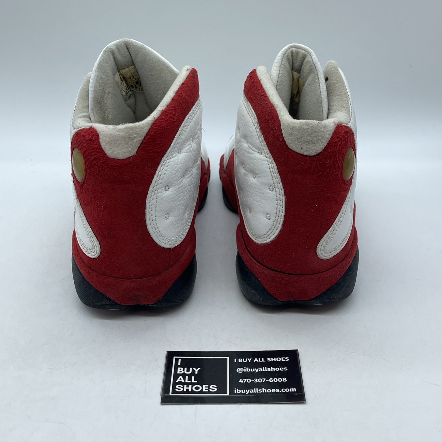 Size 11.5 - Air Jordan 13 OG 1998 Cherry Red Leather Suede Leather (136002-101)