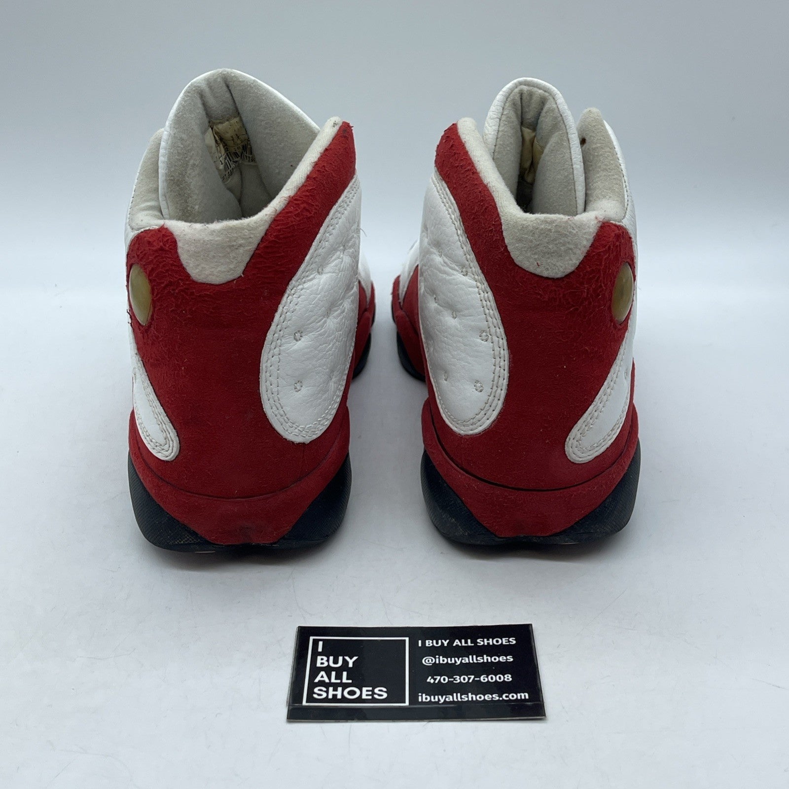 Size 11.5 - Air Jordan 13 OG 1998 Cherry Red Leather Suede Leather (136002-101)