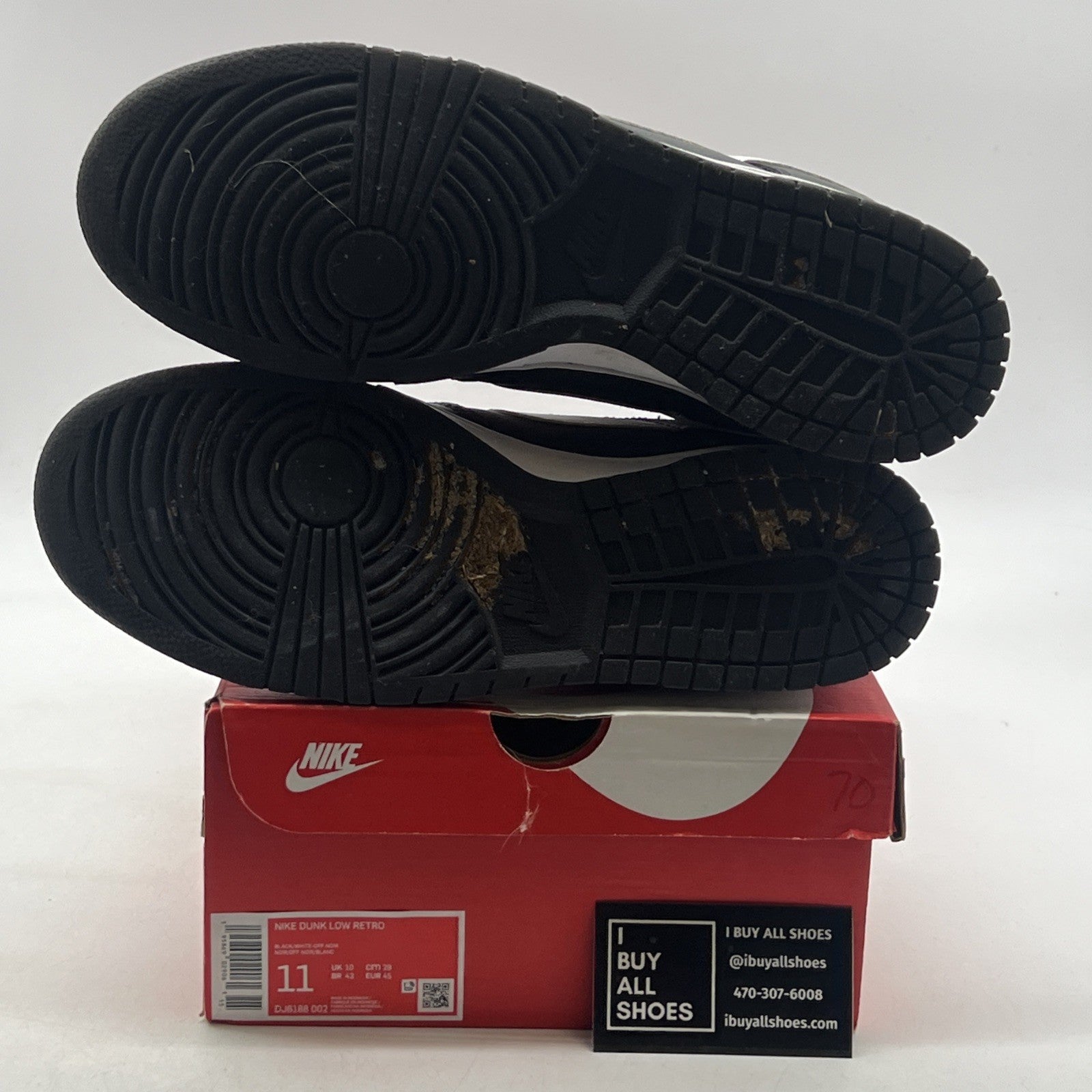 Size 11 - Nike Dunk Low Black Panda (DJ6188-002)