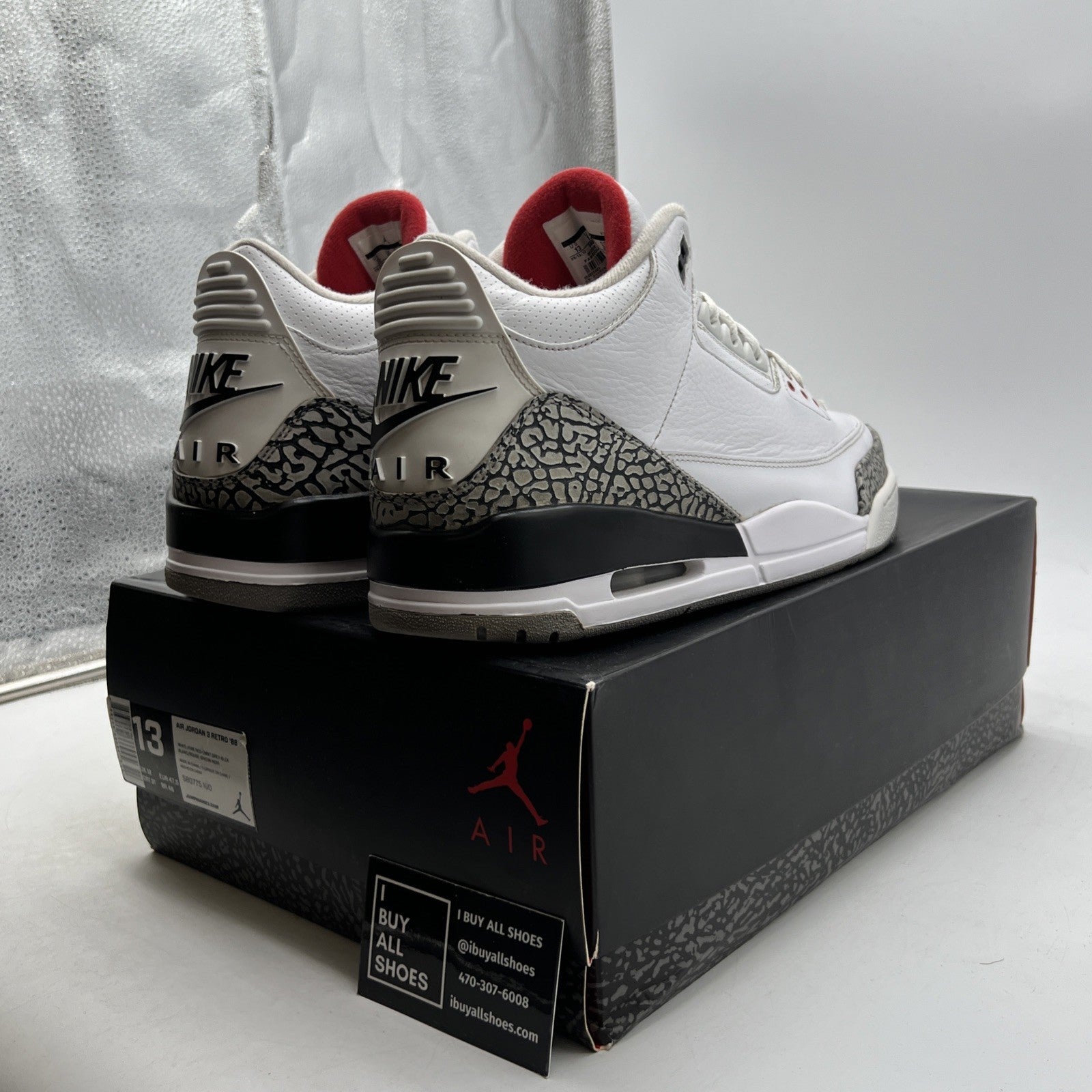 Size 13 - Air Jordan 3 88 2013 (580775-160)
