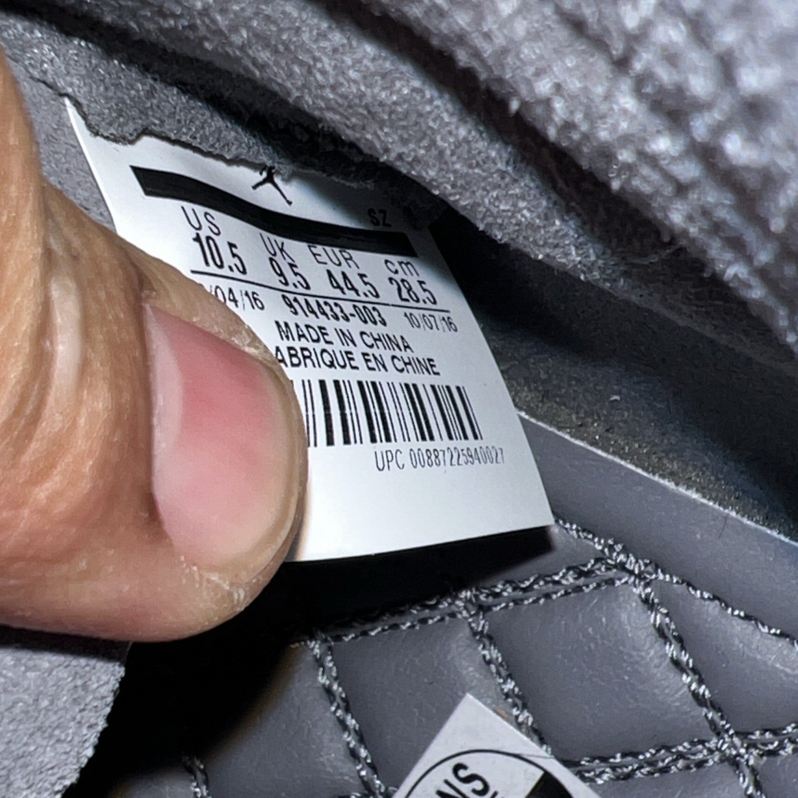 Size 10.5 - Air Jordan 11 Retro Premium Grey Suede (914433-003)