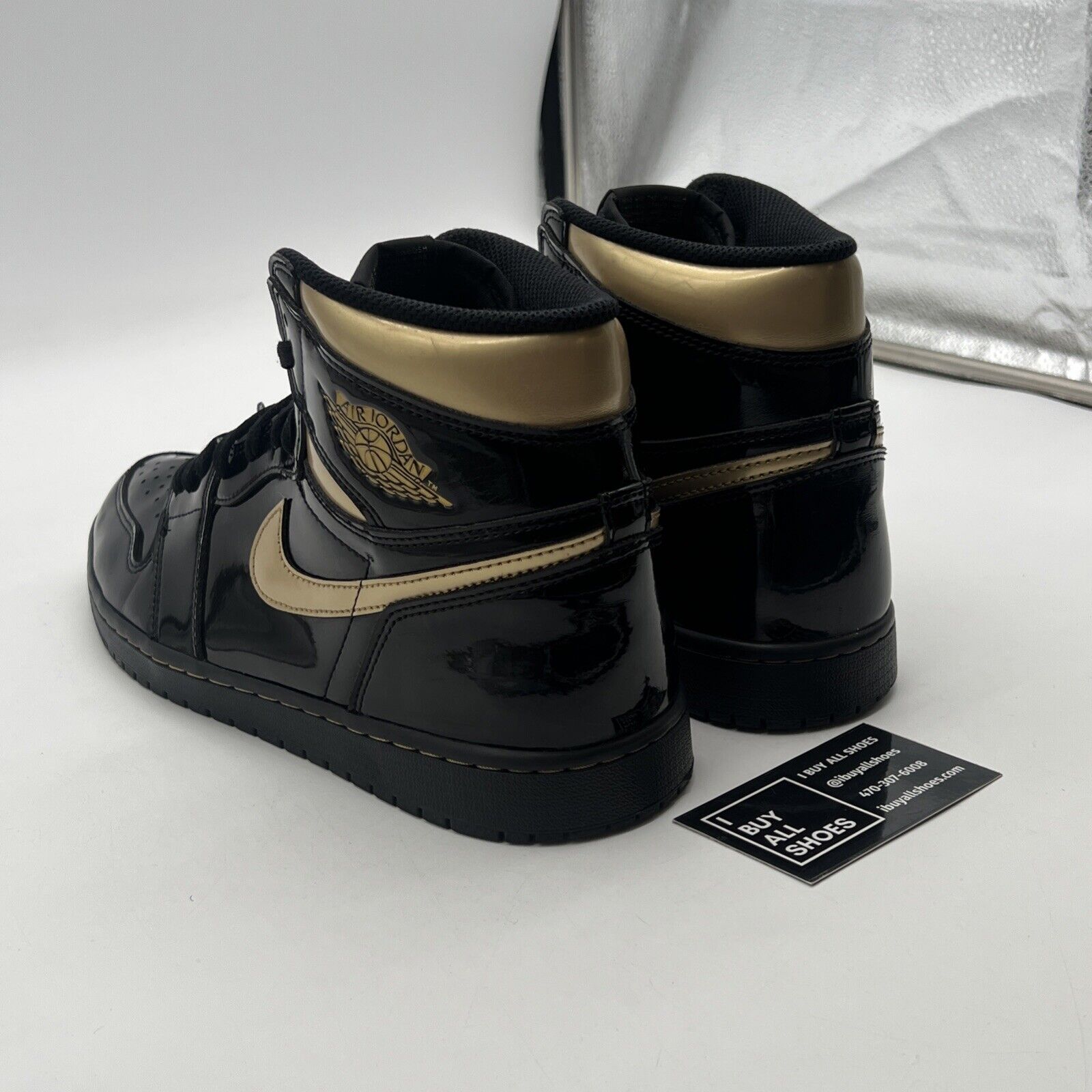 Size 11.5 - Air Jordan 1 Black 2020 (555088-032)