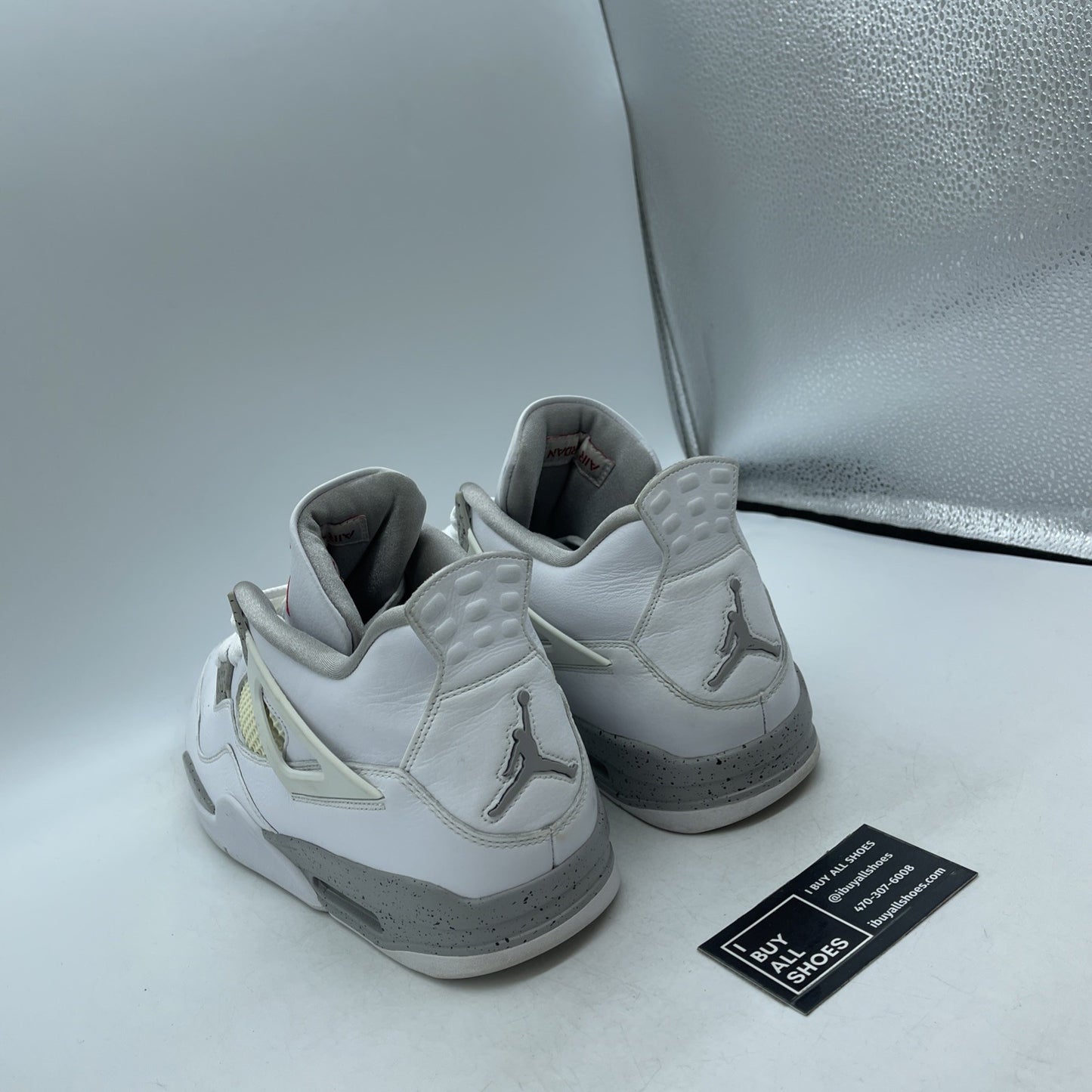 Size 13 - Air Jordan 4 Retro Mid White Oreo (CT8527-100)