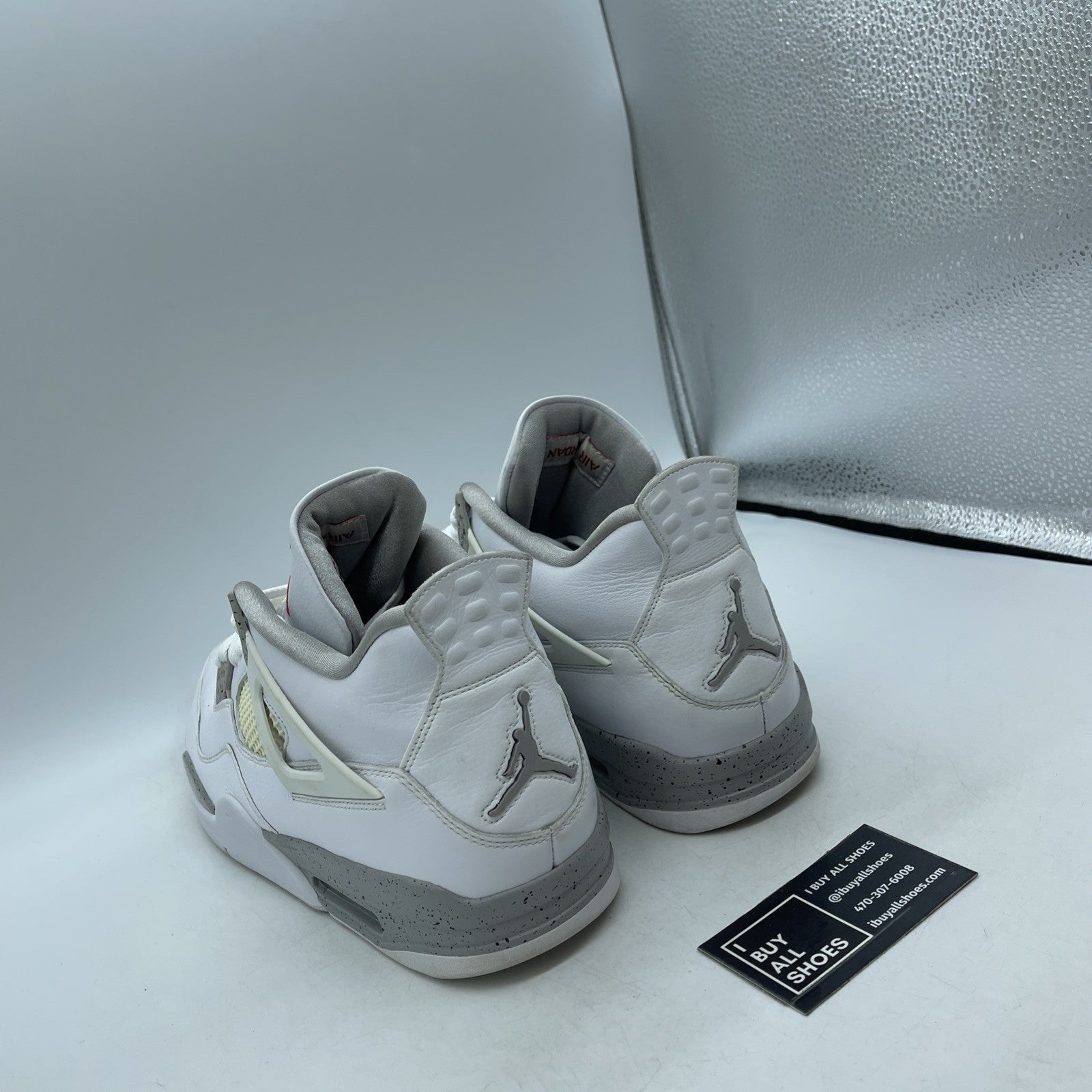 Size 13 - Air Jordan 4 Retro Mid White Oreo (CT8527-100)