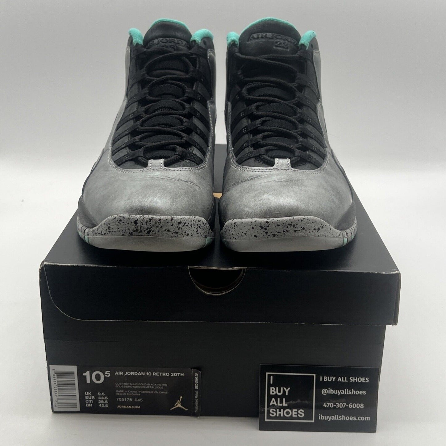 Size 10.5 - Air Jordan 10 Retro Lady Liberty (706178-045)