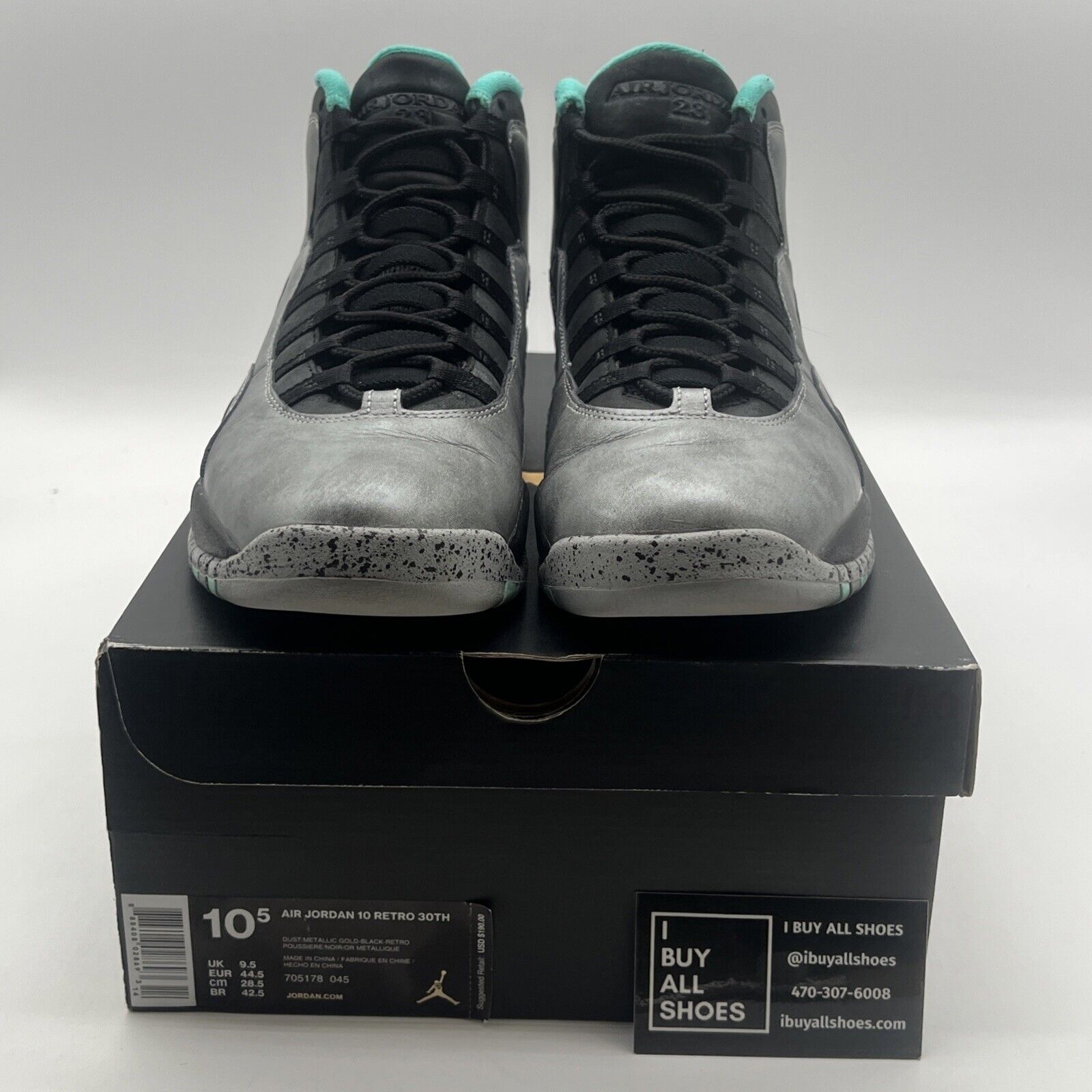 Size 10.5 - Air Jordan 10 Retro Lady Liberty (706178-045)