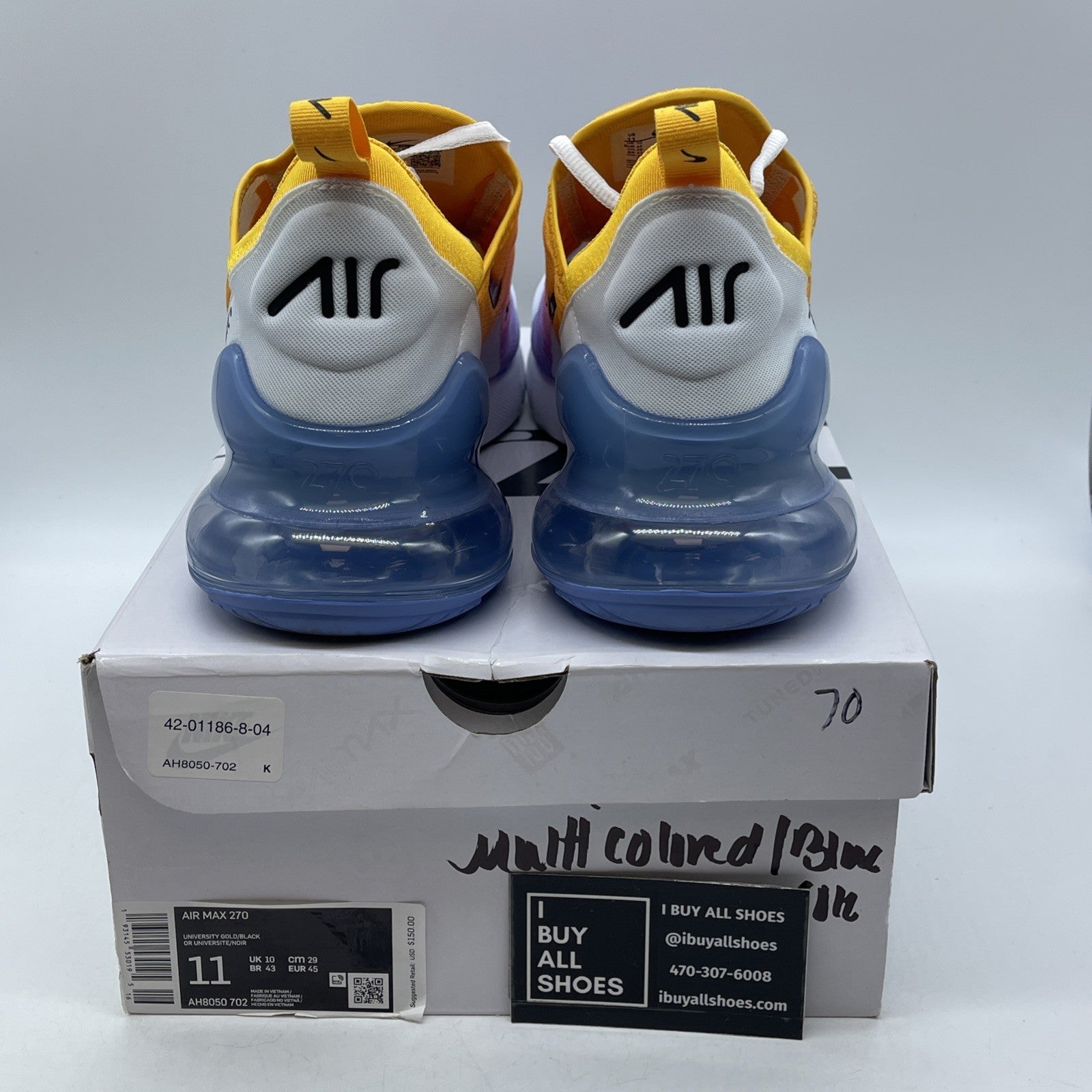 Size 11 - Nike Air Max 270 Summer Gradient (AH8050-702)