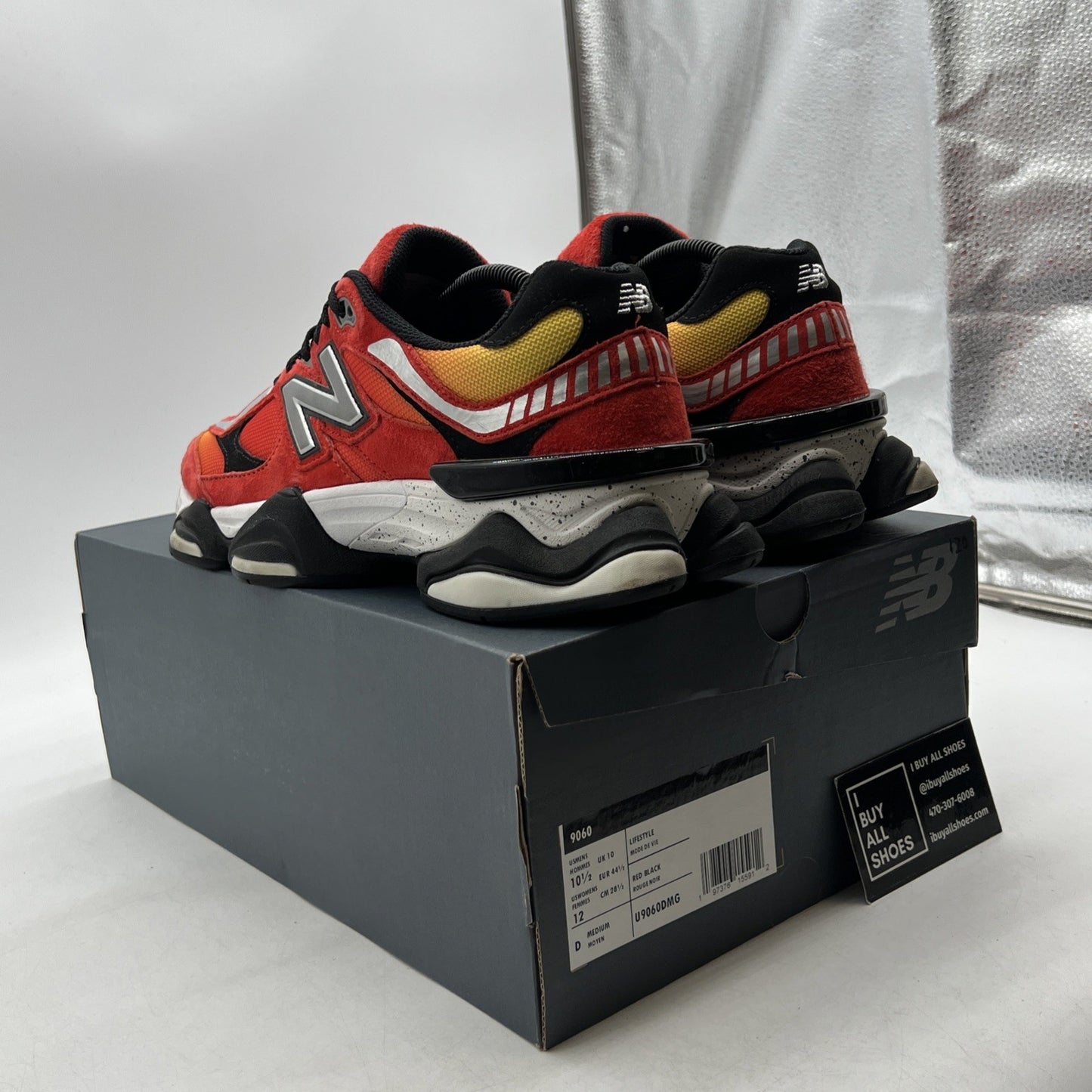 Size 10.5 - New Balance DTLR x 9060 Fire Sign (U9060DMG)