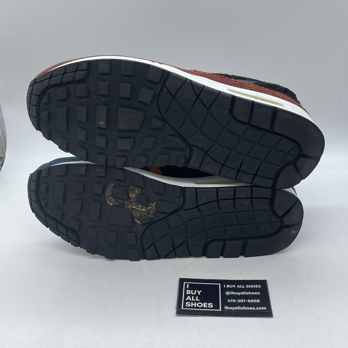 Size 11 - Nike De'Aaron Fox x Air Max 1 Swipa Black Red Suede (CJ9746-001)