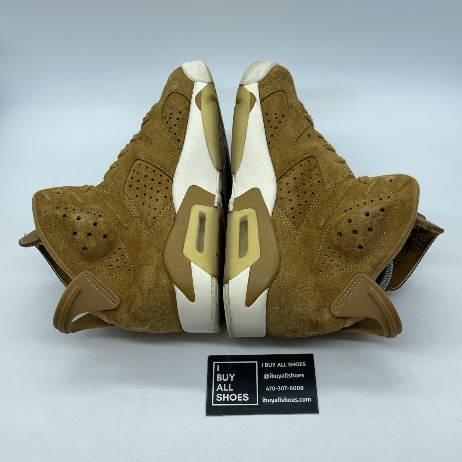 Size 8 - Air Jordan 6 Retro Wheat Brown Suede (384664-705)