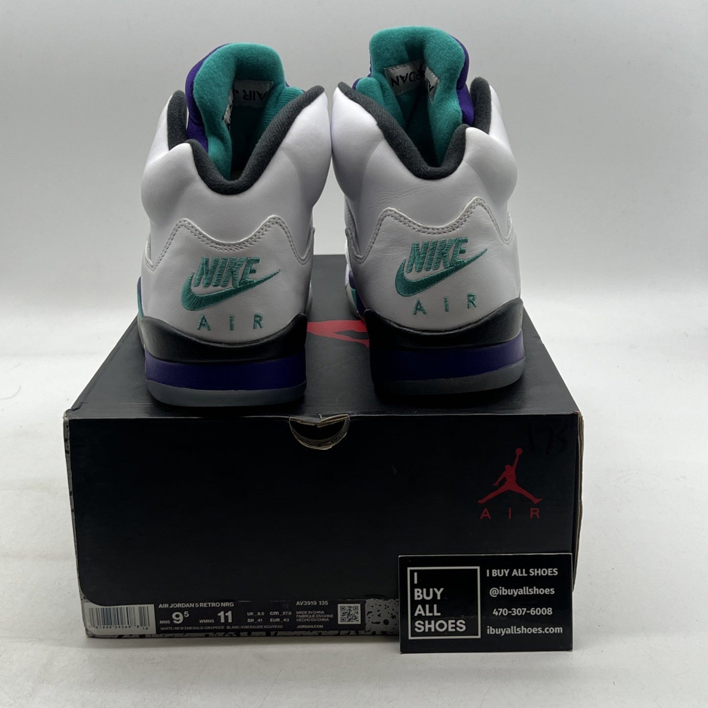 Size 9.5 - Air Jordan 5 Retro NRG Fresh Prince (AV3919-135)
