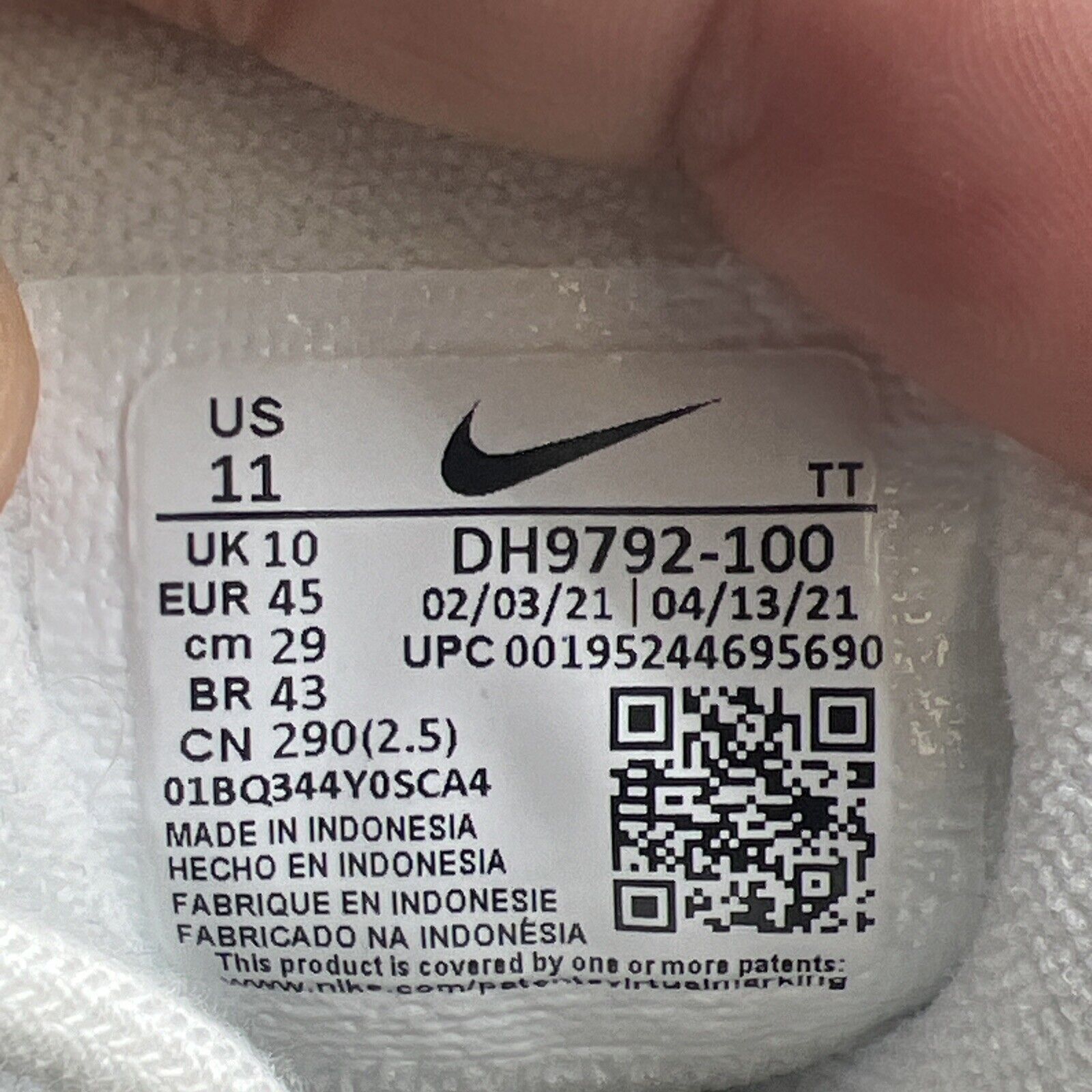 Size 11 - Nike Air Max 95 QS Japan Black Grey Red White (DH9792-100)