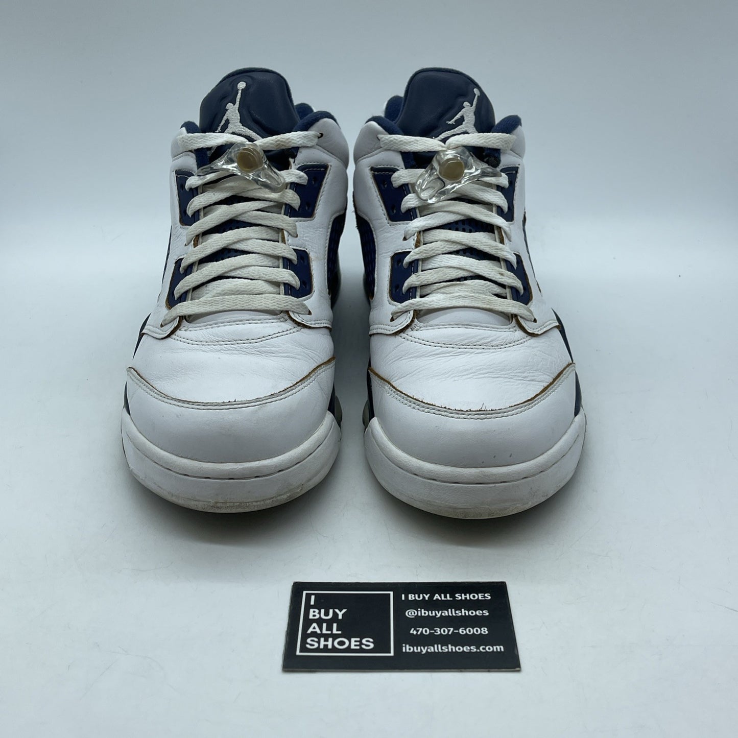 Size 11 - Air Jordan 5 Retro Low Dunk From Above Blue White (819171-135)