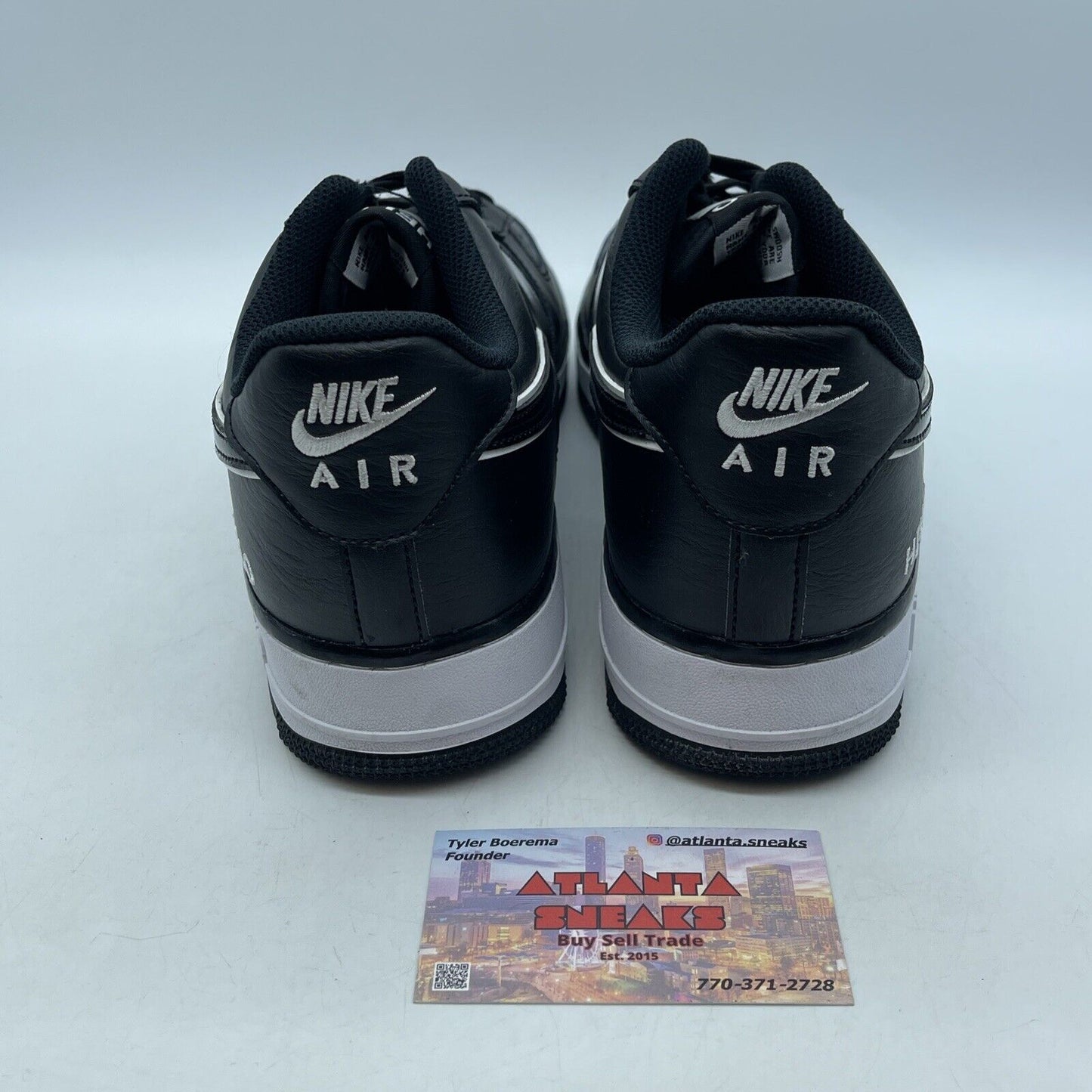 Size 9.5 - Nike Urbanstar x Air Force 1 '07 LX HELLO Pack - Black (CZ0327-001)