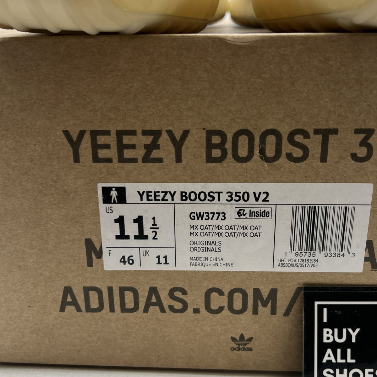Size 11.5 - adidas Yeezy Boost 350 V2 Low MX Oat (GW3773)