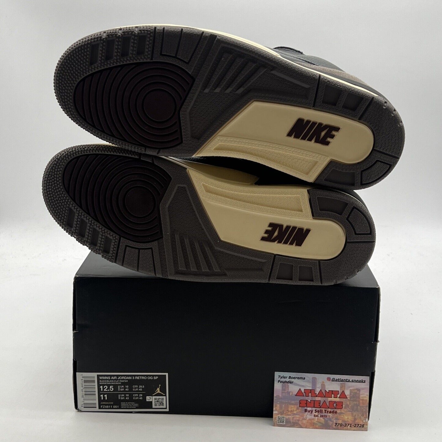 Size 12.5 - A Ma Maniére x Air Jordan 3 Retro While You Were Sleeping W