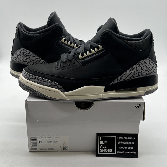 Size 12W - Air Jordan 3 Retro Off Noir W (CK9246-001)