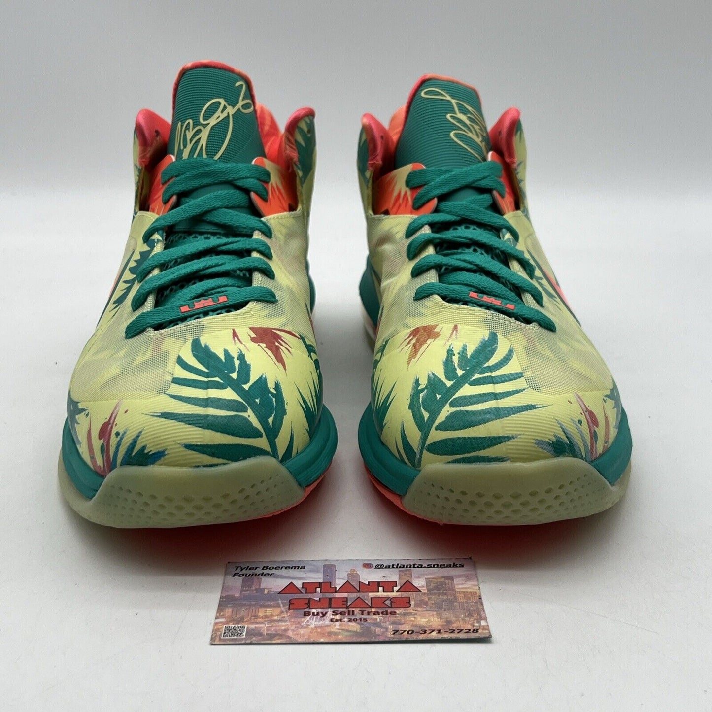 Size 11.5 - Nike LeBron 9 Low LeBronold Palmer Green Orange (DO9355-300)