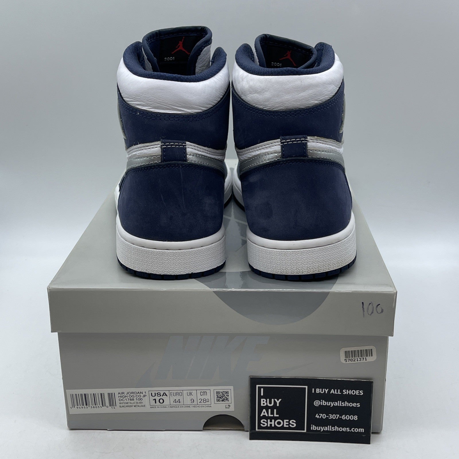 Size 10 - Air Jordan 1 Retro High CO.JP Midnight Navy (DC1788-100)