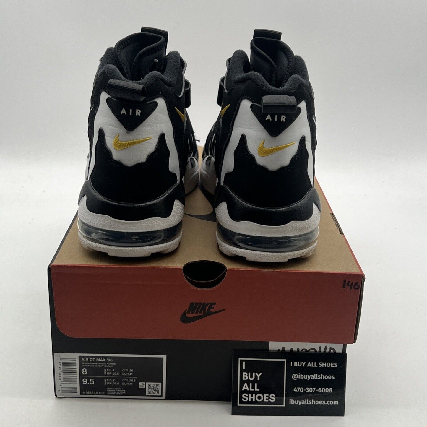 Size 11.5 - Nike Air DT Max ’96 2024 Black White (HM8249-001)