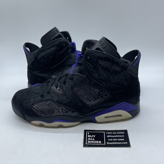 Size 9.5 - Social Status x Air Jordan 6 Retro Pony Hair Suede (AR2257-005)