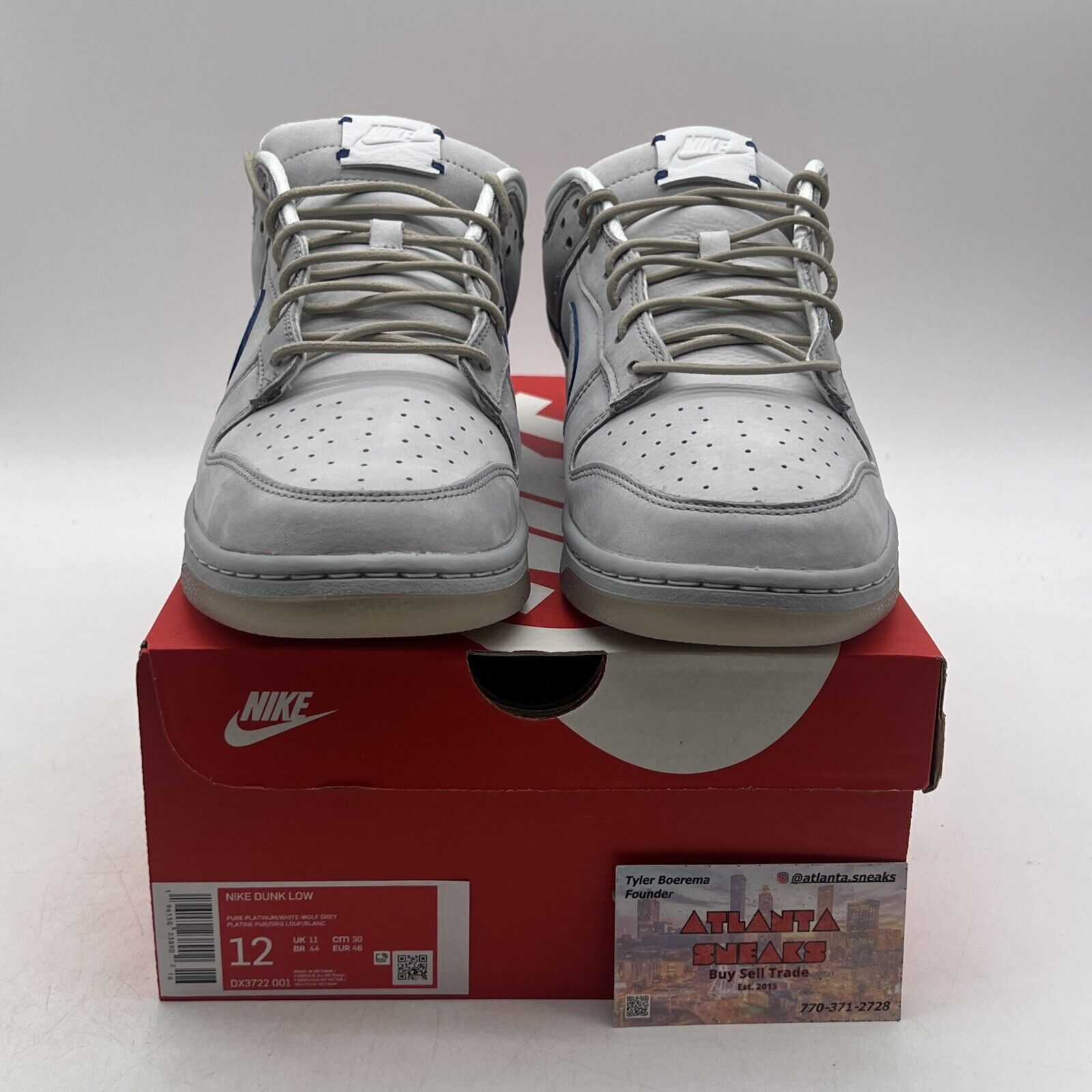 Size 12 - Nike Dunk Low Wolf Grey Pure Platinum (DX3722-001)