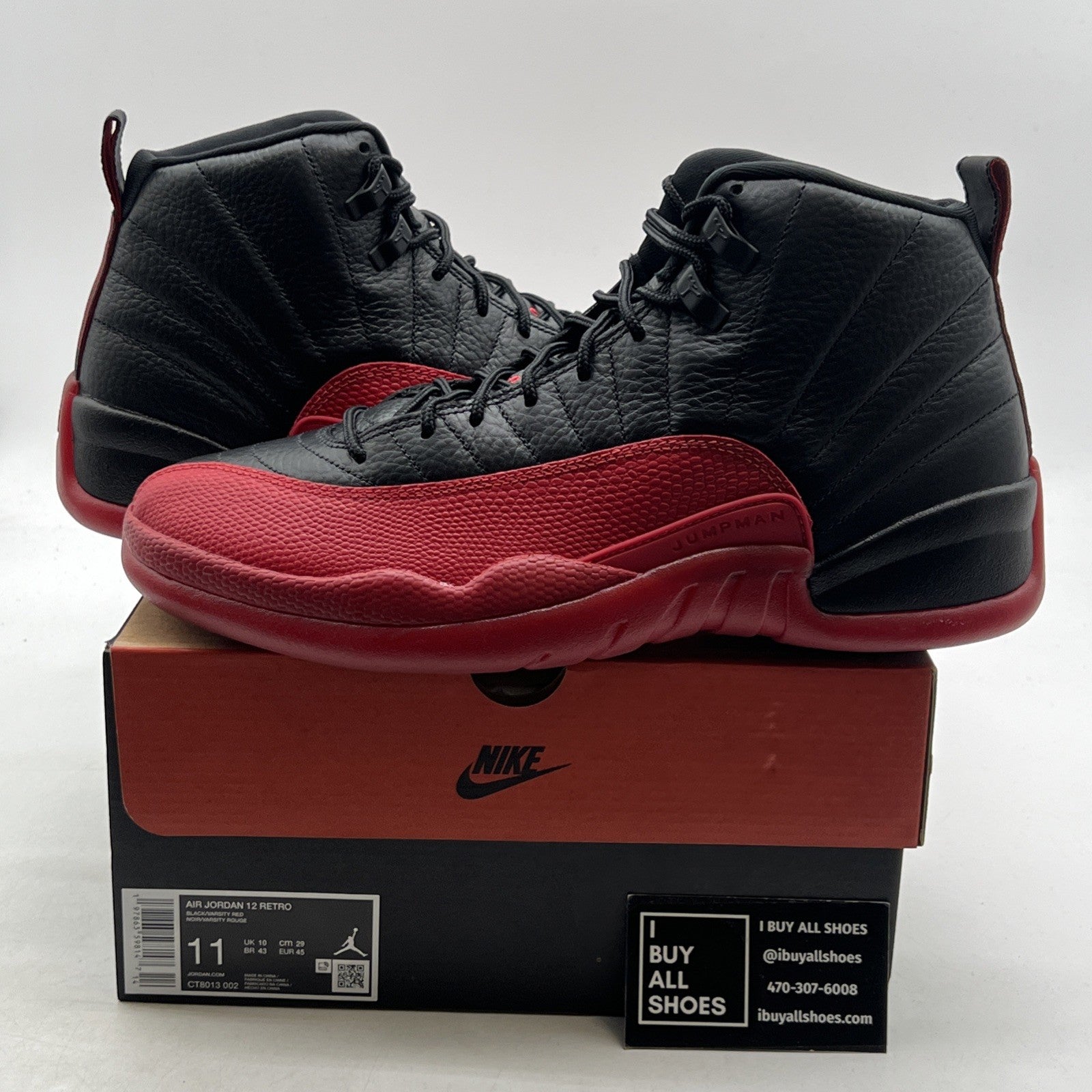 Size 11 - Air Jordan 12 Retro 2025 Flu Game (CT8013-002)
