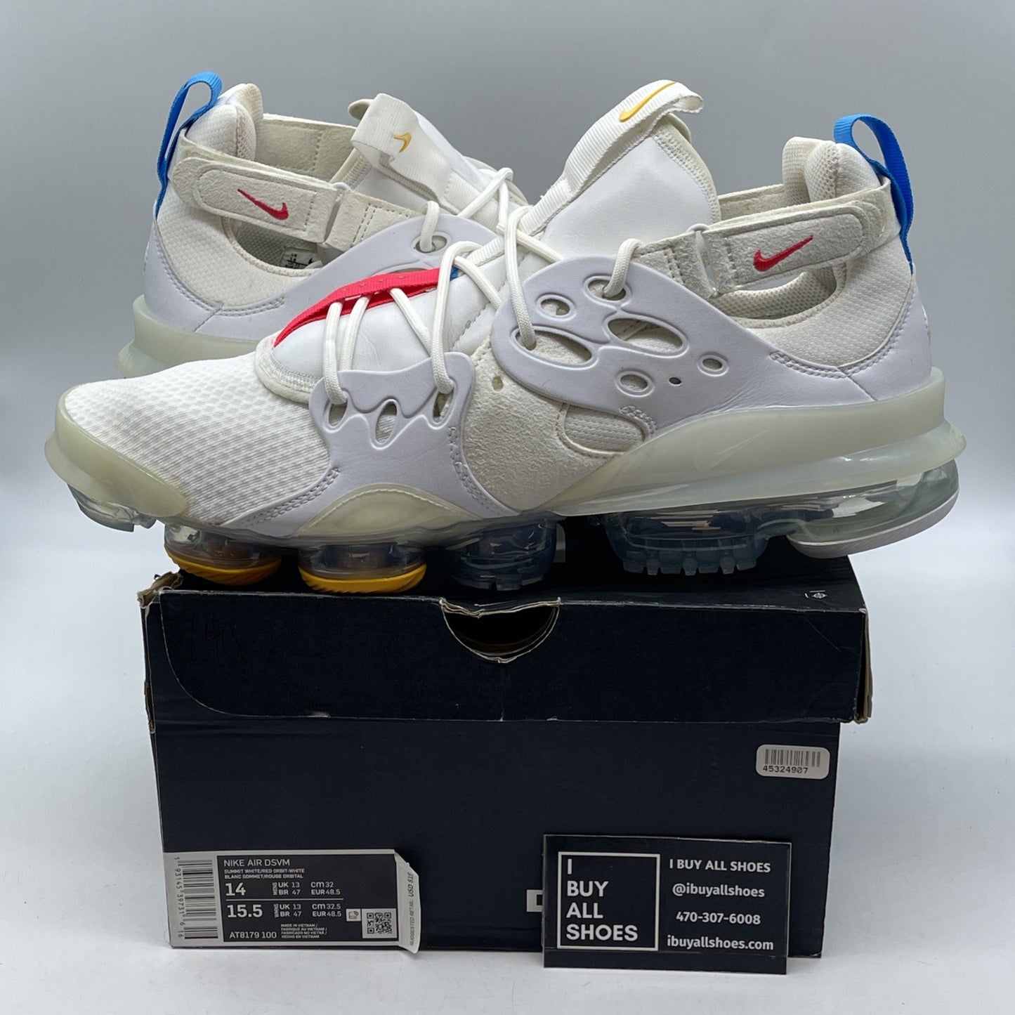 Size 14 - Nike Air VaporMax D/MS/X Off White (AT8179-100)