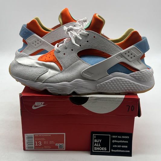 Size 13 - Nike Air Huarache White Safety Orange (DX2345-100)