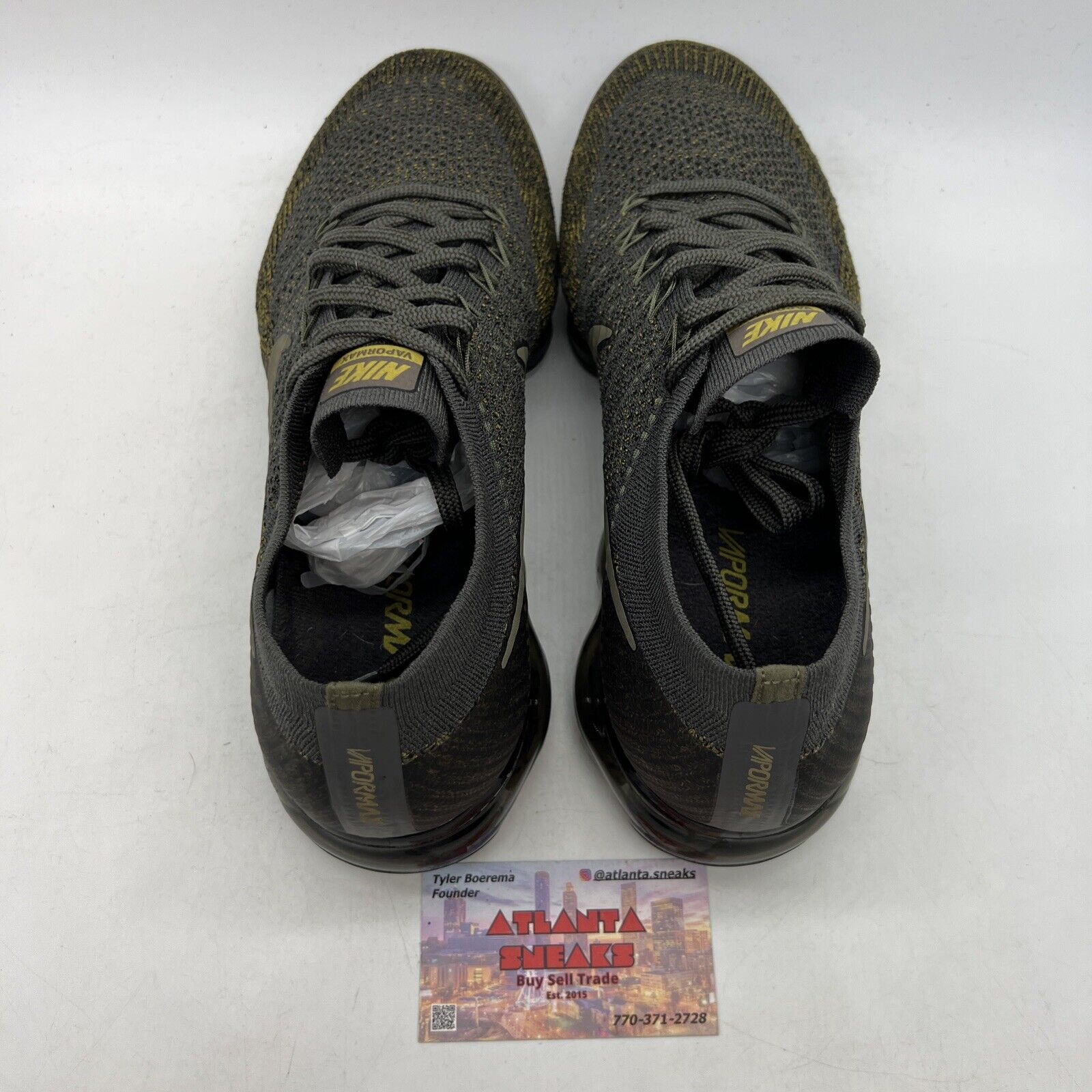 Size 12 - NikeLab Air VaporMax Midnight Fog Black Green (899473-004)