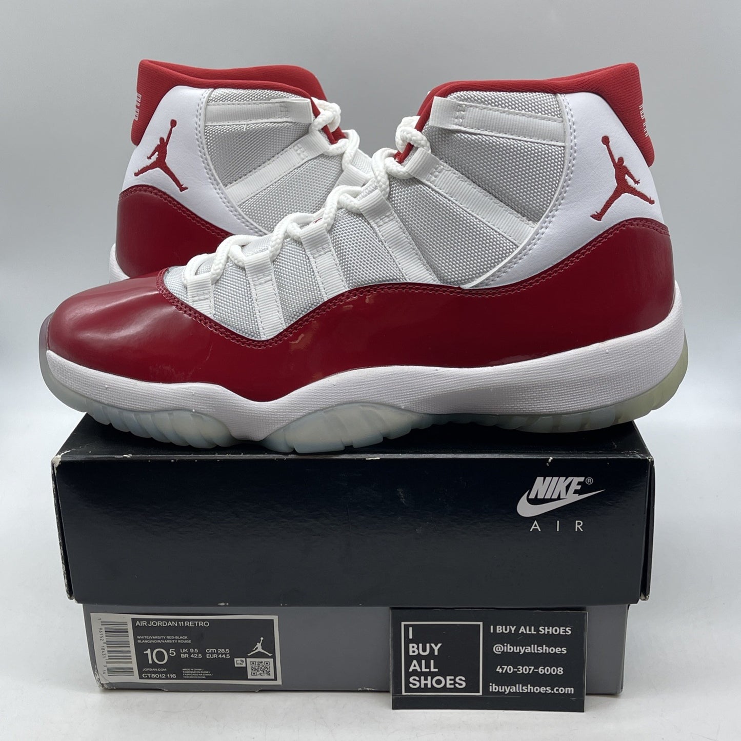 Size 10.5 - Air Jordan 11 Retro High Cherry (CT8012-116)