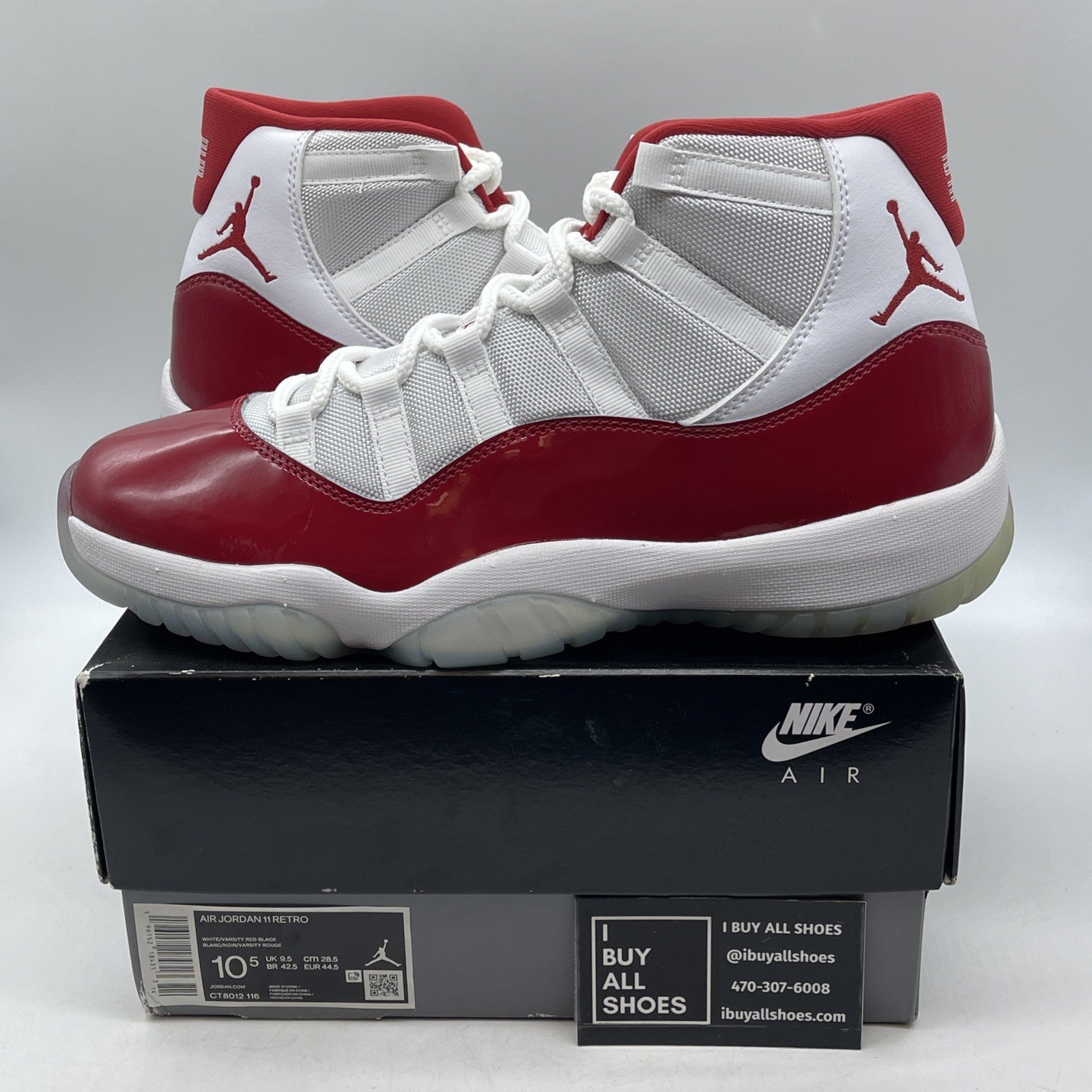 Size 10.5 - Air Jordan 11 Retro High Cherry (CT8012-116)
