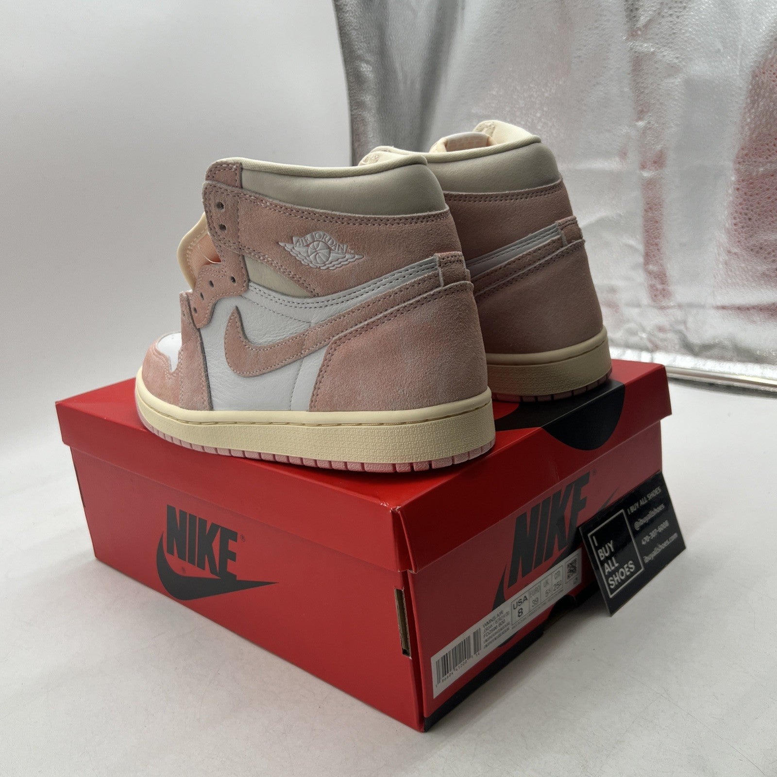 Size 8 - Air Jordan 1 Retro OG High Washed Pink W (FD2596-600)