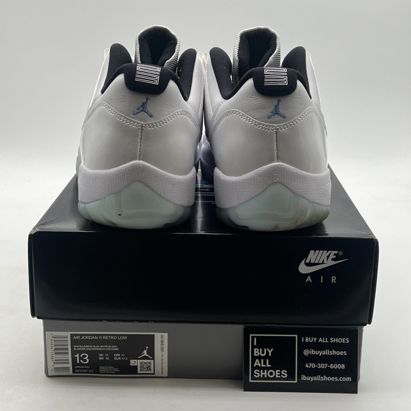 Size 13 - Air Jordan 11 Retro Low Legend Blue (AV2187-117)