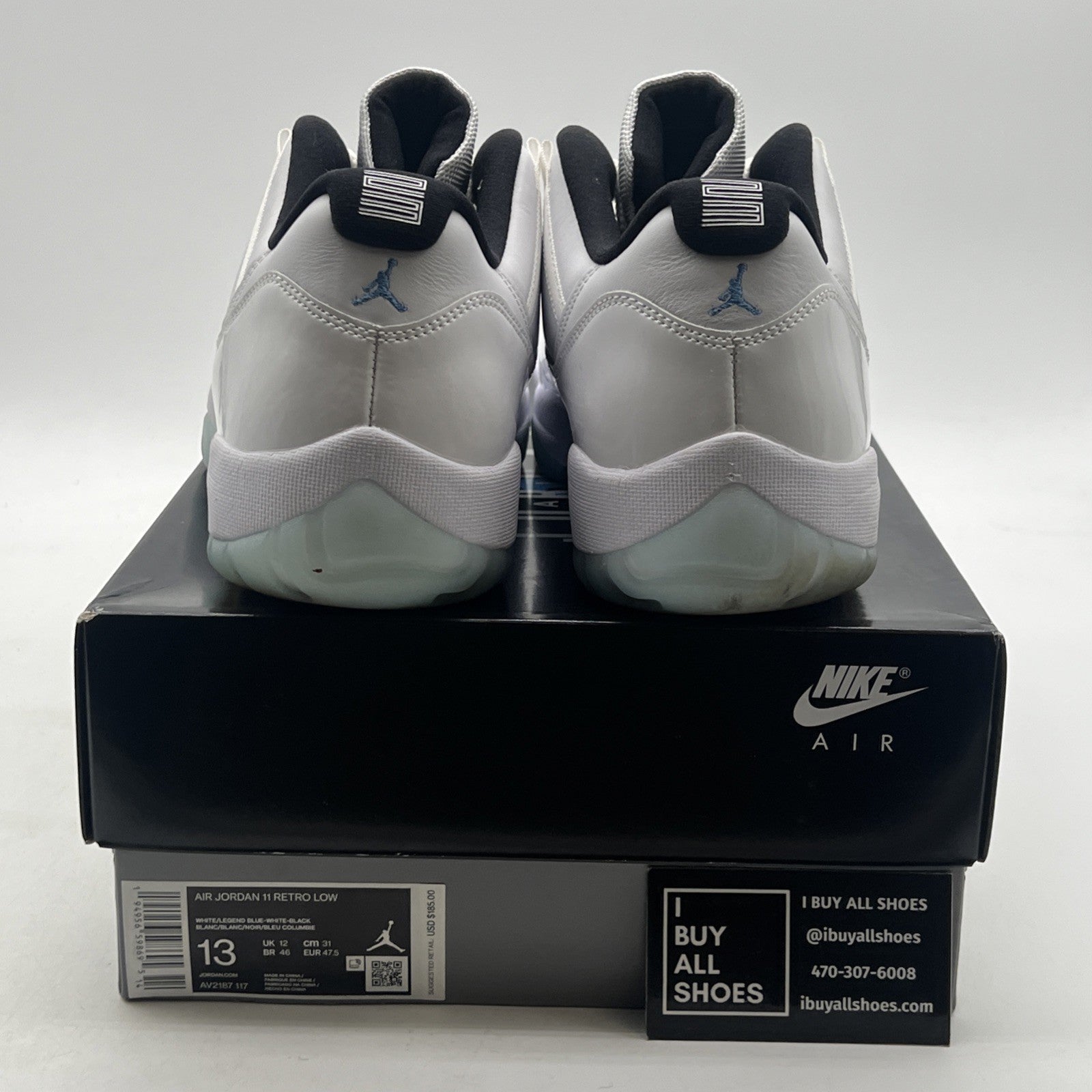 Size 13 - Air Jordan 11 Retro Low Legend Blue (AV2187-117)