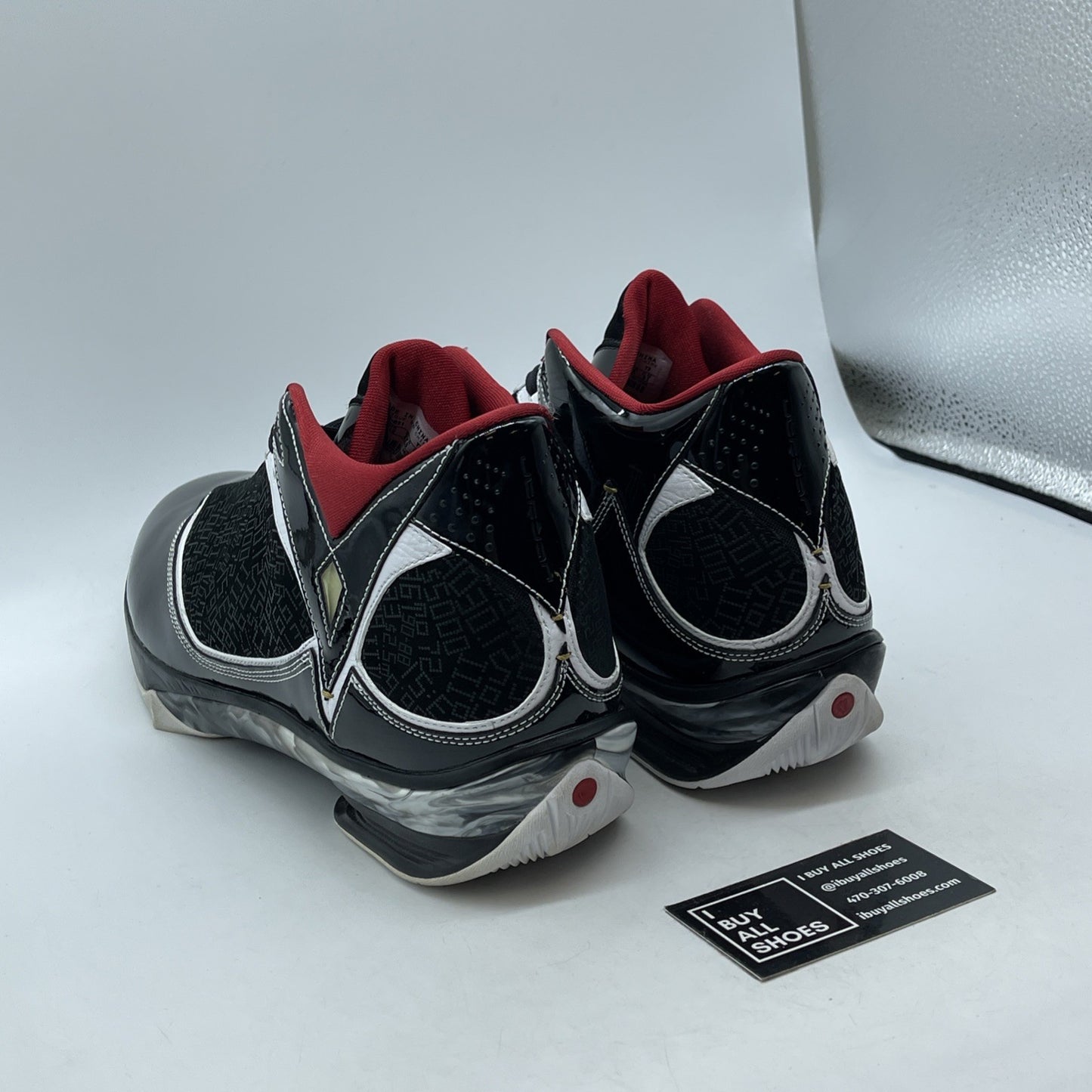 Size 13 - Air Jordan 2009 Hall Of Fame Black White Leather (371499-031)