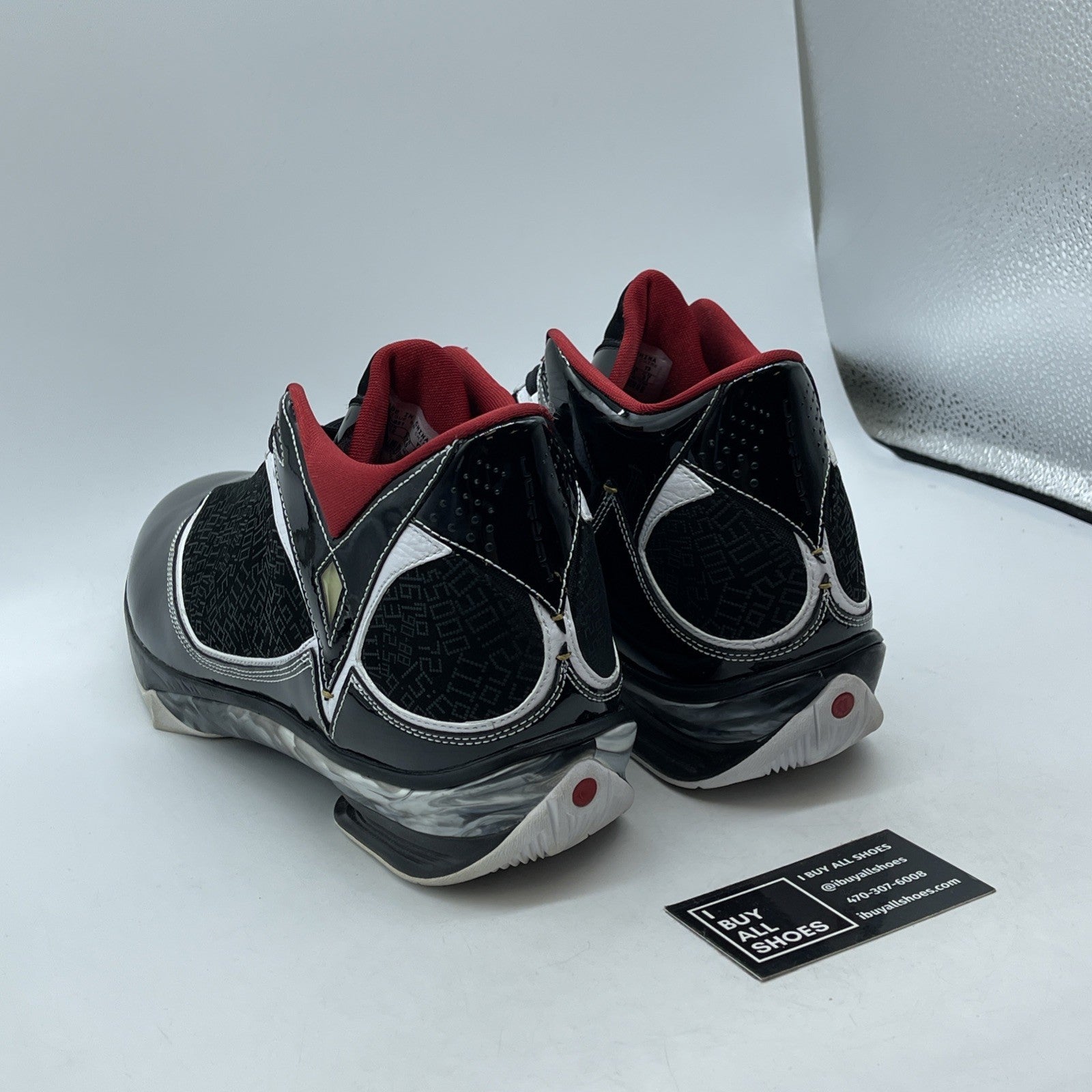 Size 13 - Air Jordan 2009 Hall Of Fame Black White Leather (371499-031)