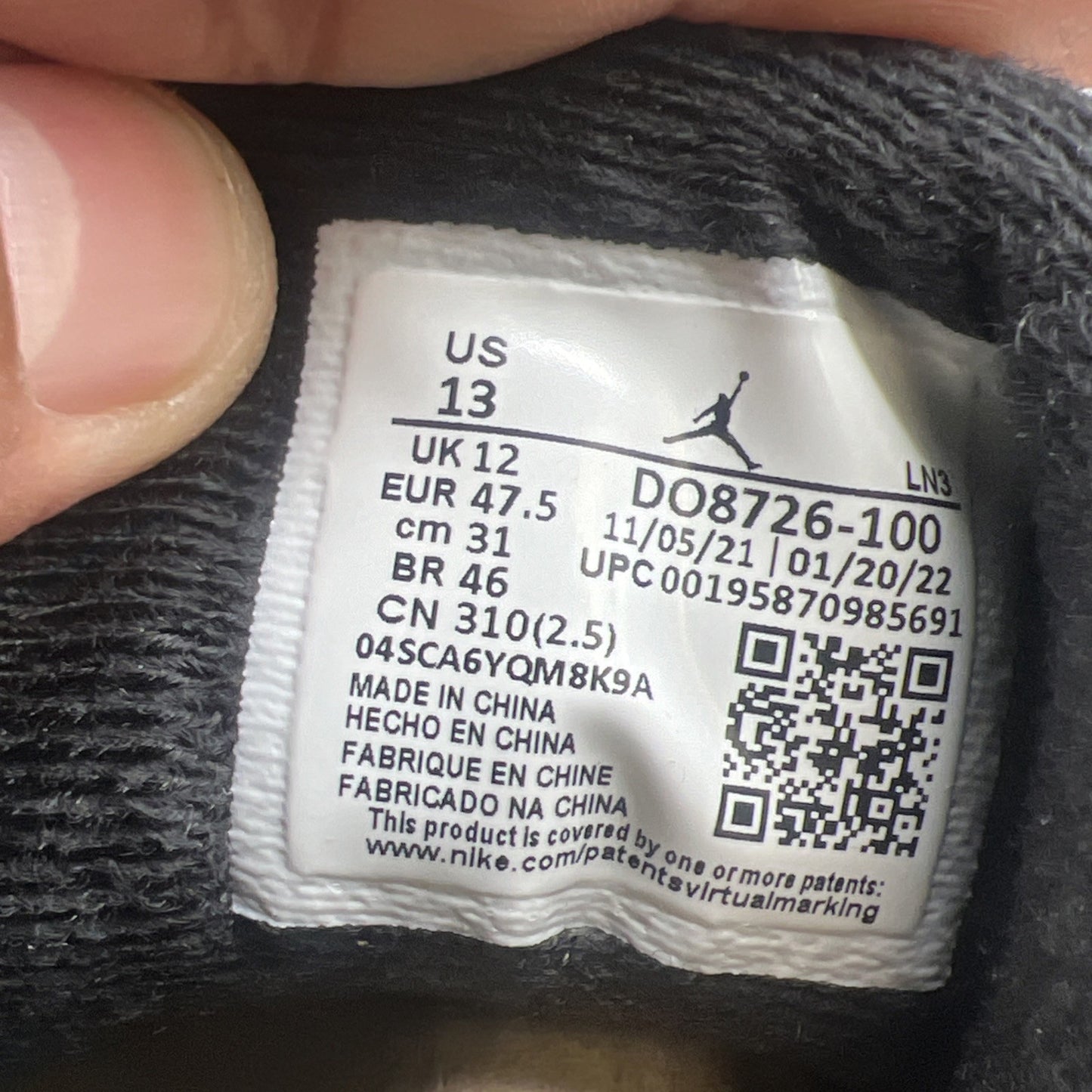 Size 13 - Air Jordan 12 Retro Low 25 Years in China (DO8726-100)