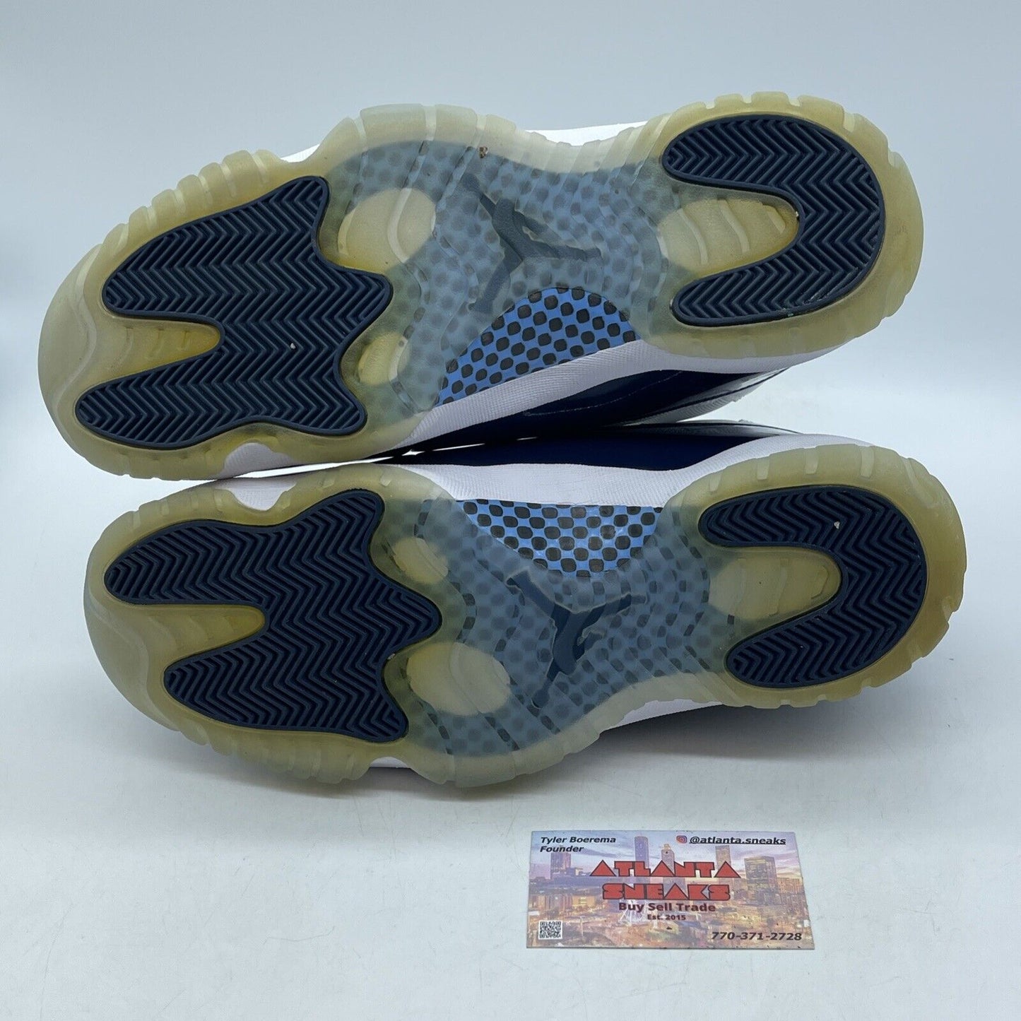 Size 11 - Jordan 11 Retro High Win Like '82 Blue White Leather (378037-123)
