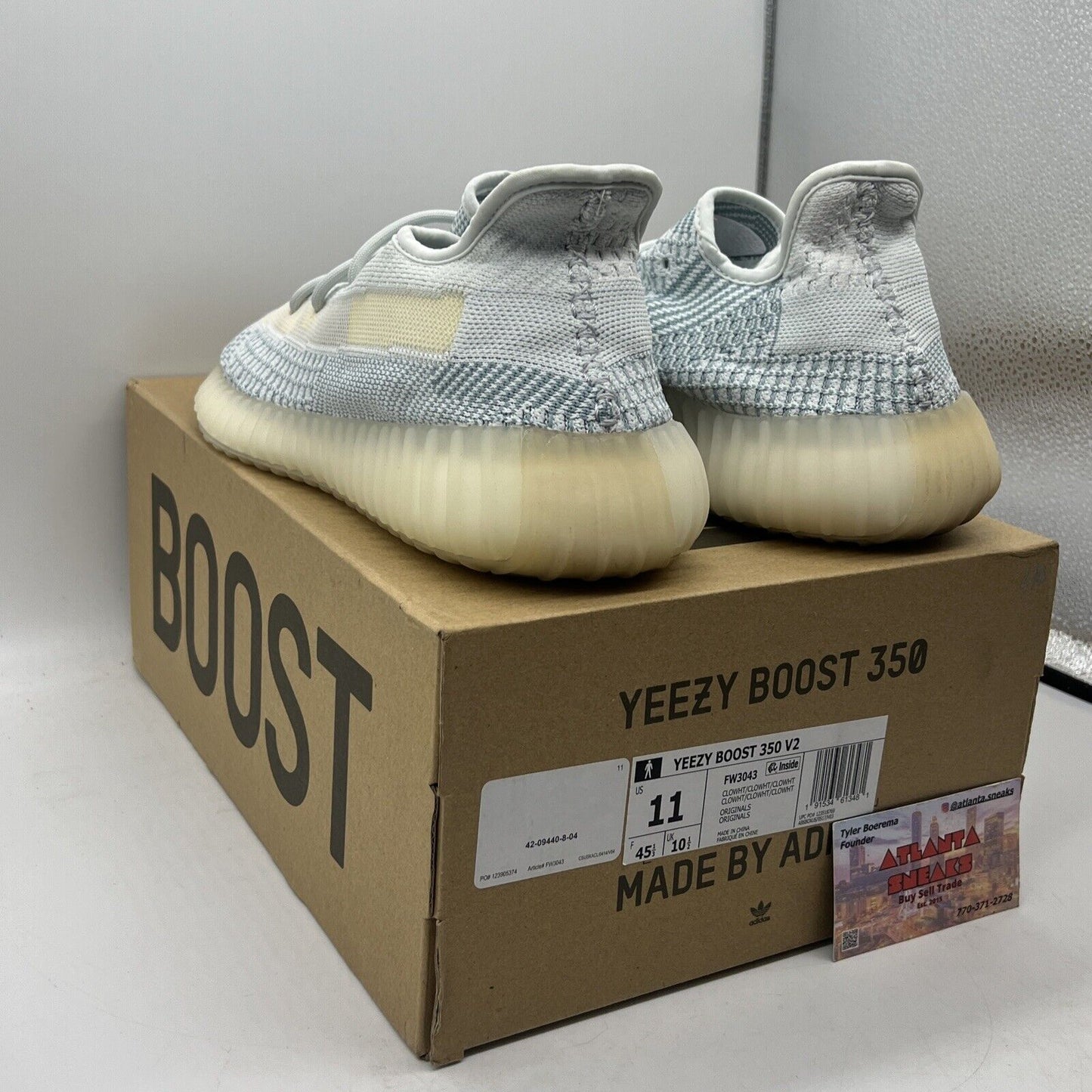 Size 11 - adidas Yeezy Boost 350 V2 Cloud White Non-Reflective (FW3043)