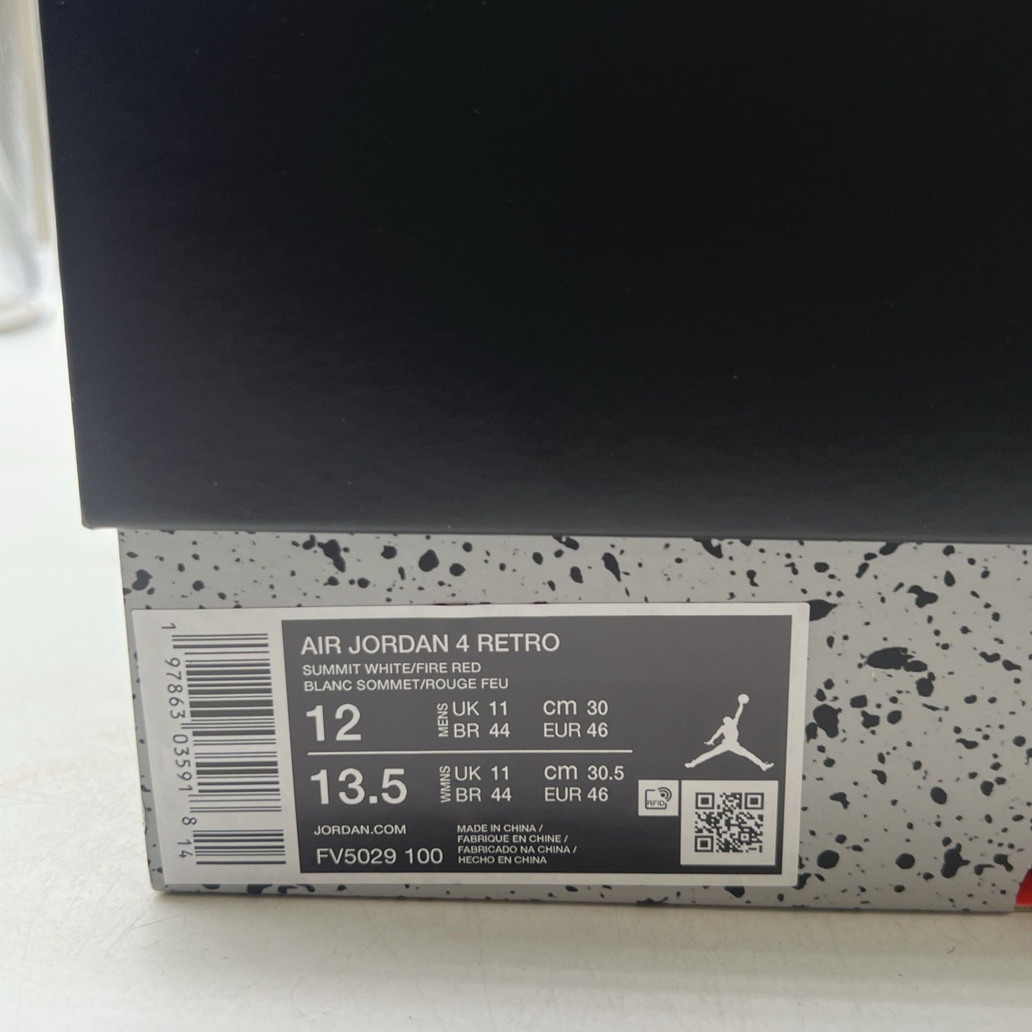 Size 12 - Air Jordan 4 Retro OG 2025 White Cement (FV5029-100)
