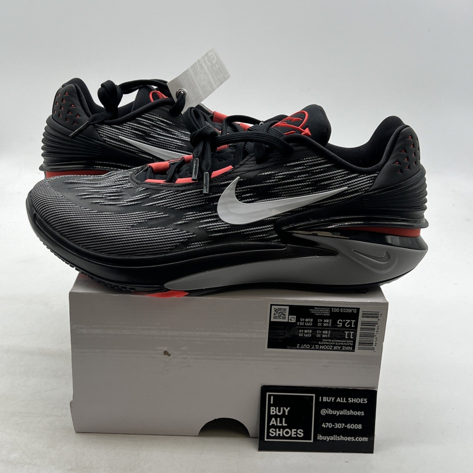 Size 11 - Nike Air Zoom GT Cut 2 Bred (DJ6015-001)
