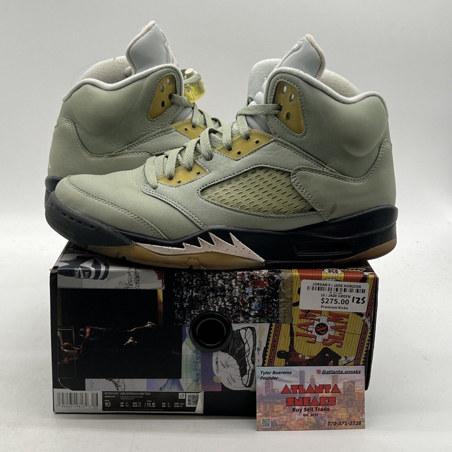 Size 10 - Jordan 5 JADE HORIZON 2022 (DC7501-300)