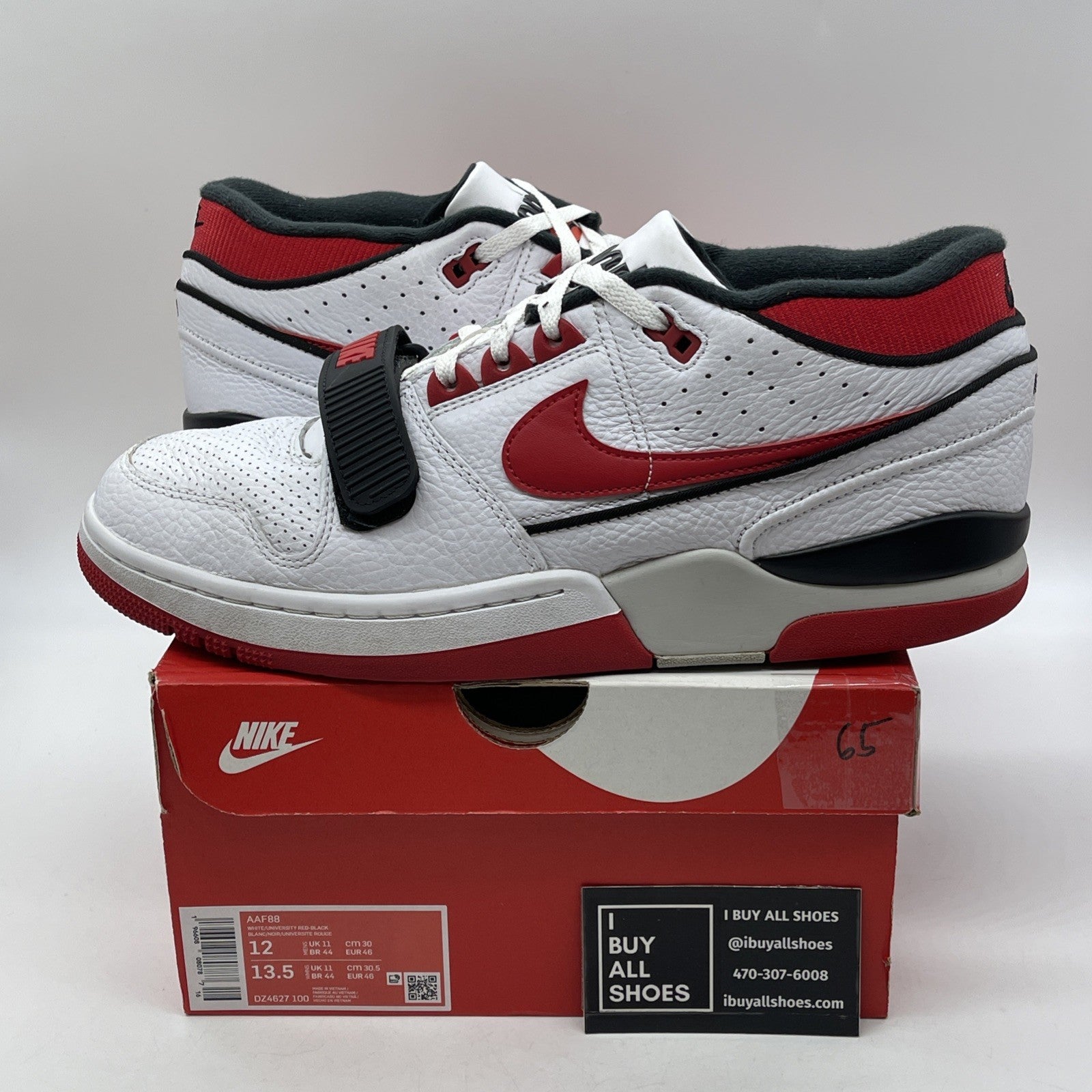 Size 12 - Nike Air Alpha Force 88 2023 University Red Leather (DZ4627-100)